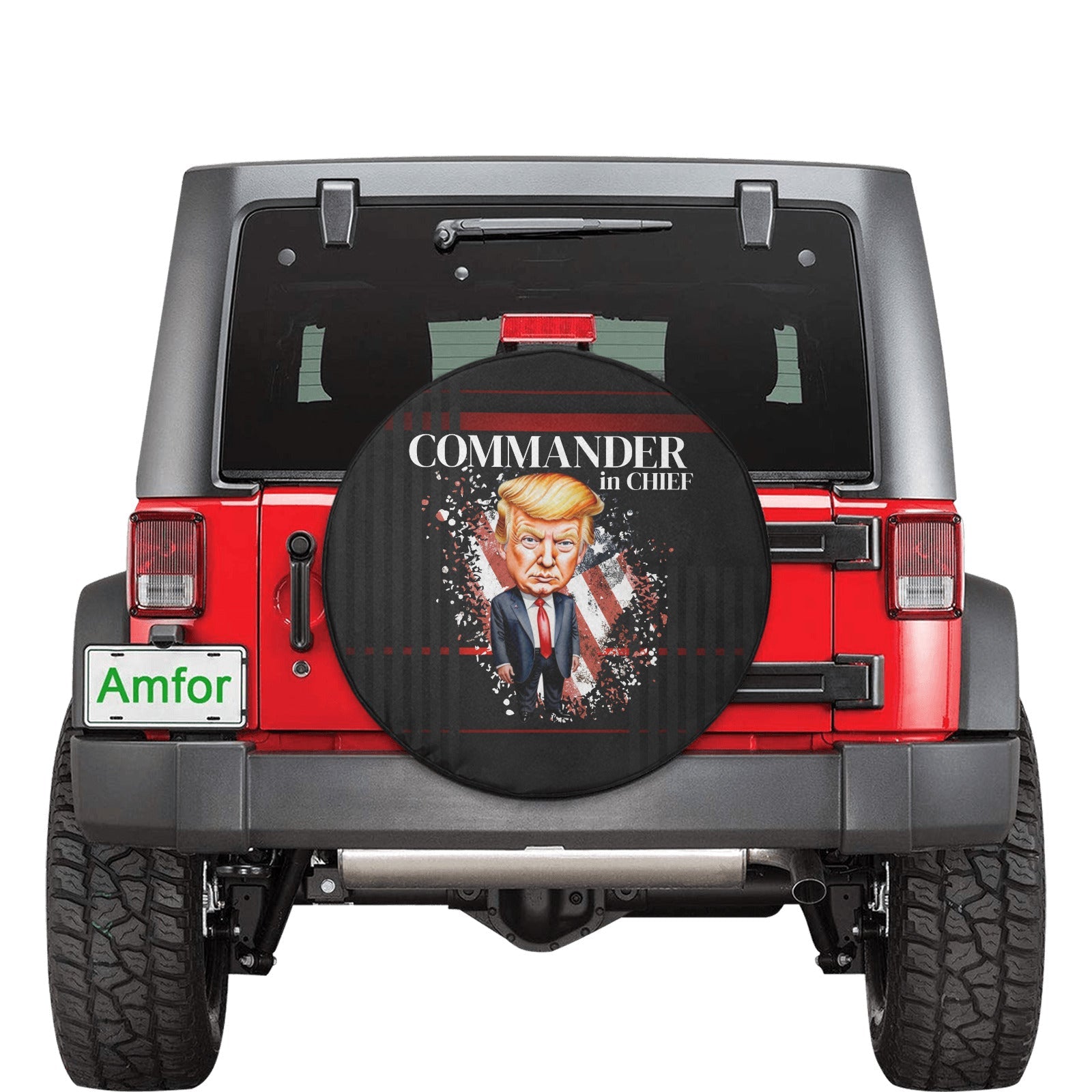 Commander in Chief Spare Tire Cover (Small)(15") - Accessories, Auto, Spare Tire Covers - EpiAl's Shop