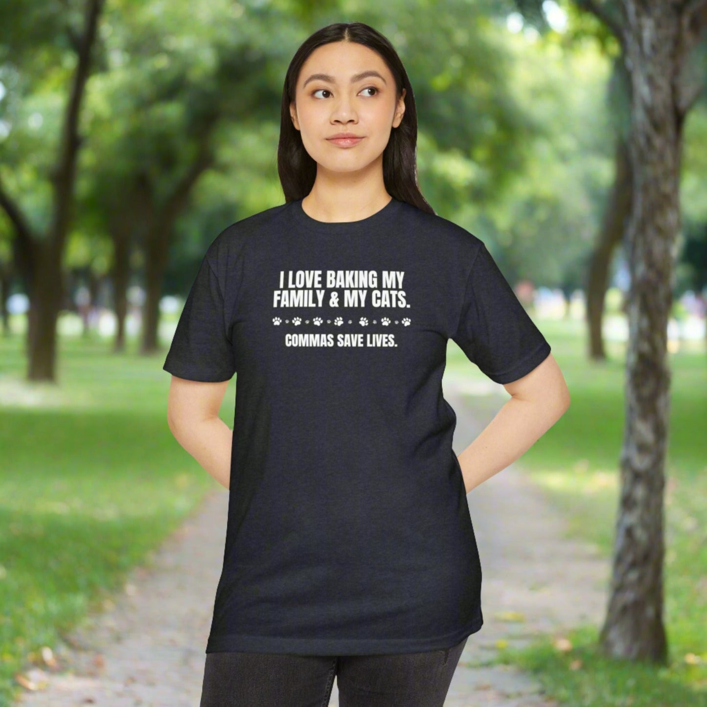 Commas Save Lives Unisex CVC Jersey T - shirt - T - Shirt - Epileptic Al’s Shop