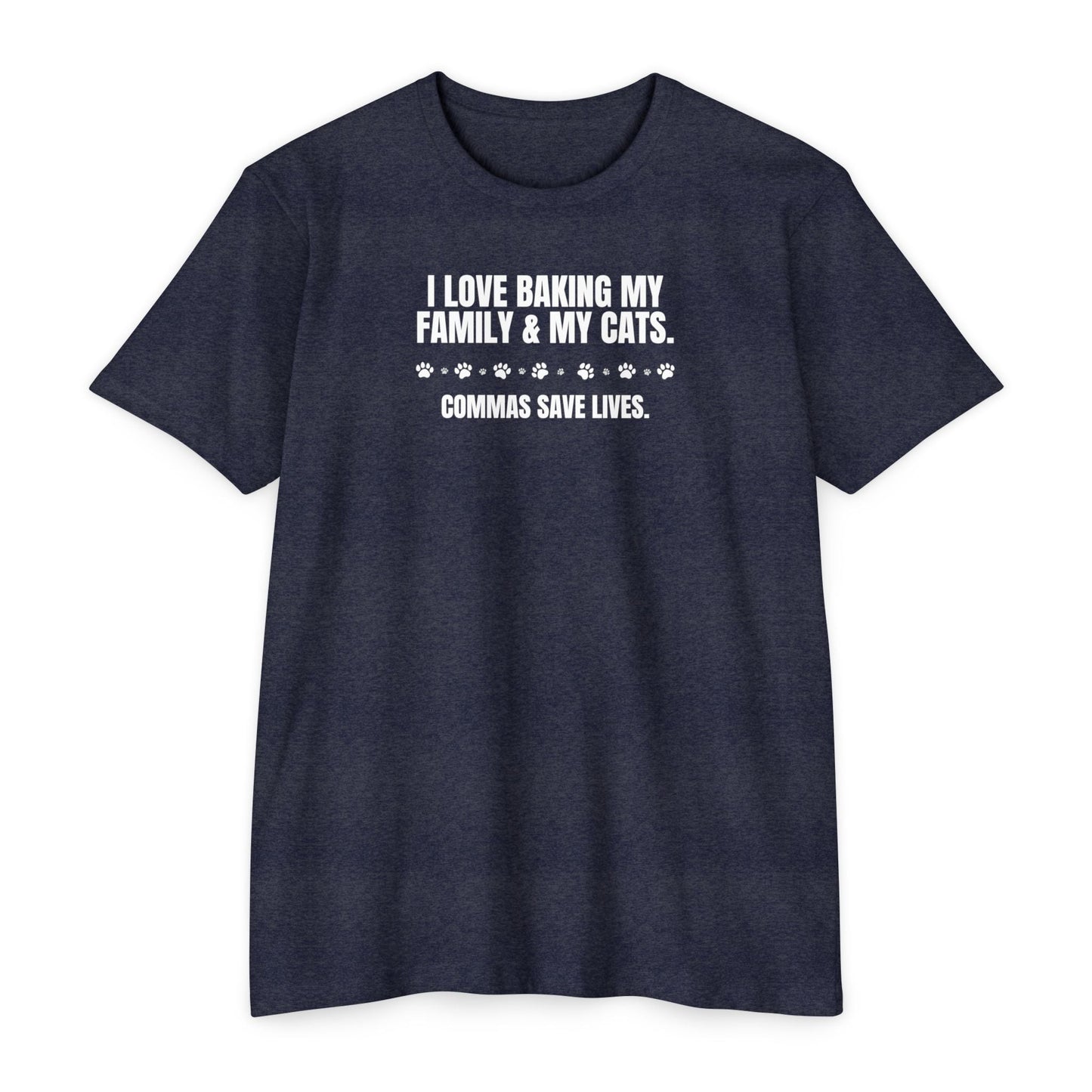 Commas Save Lives Unisex CVC Jersey T - shirt - T - Shirt - Epileptic Al’s Shop