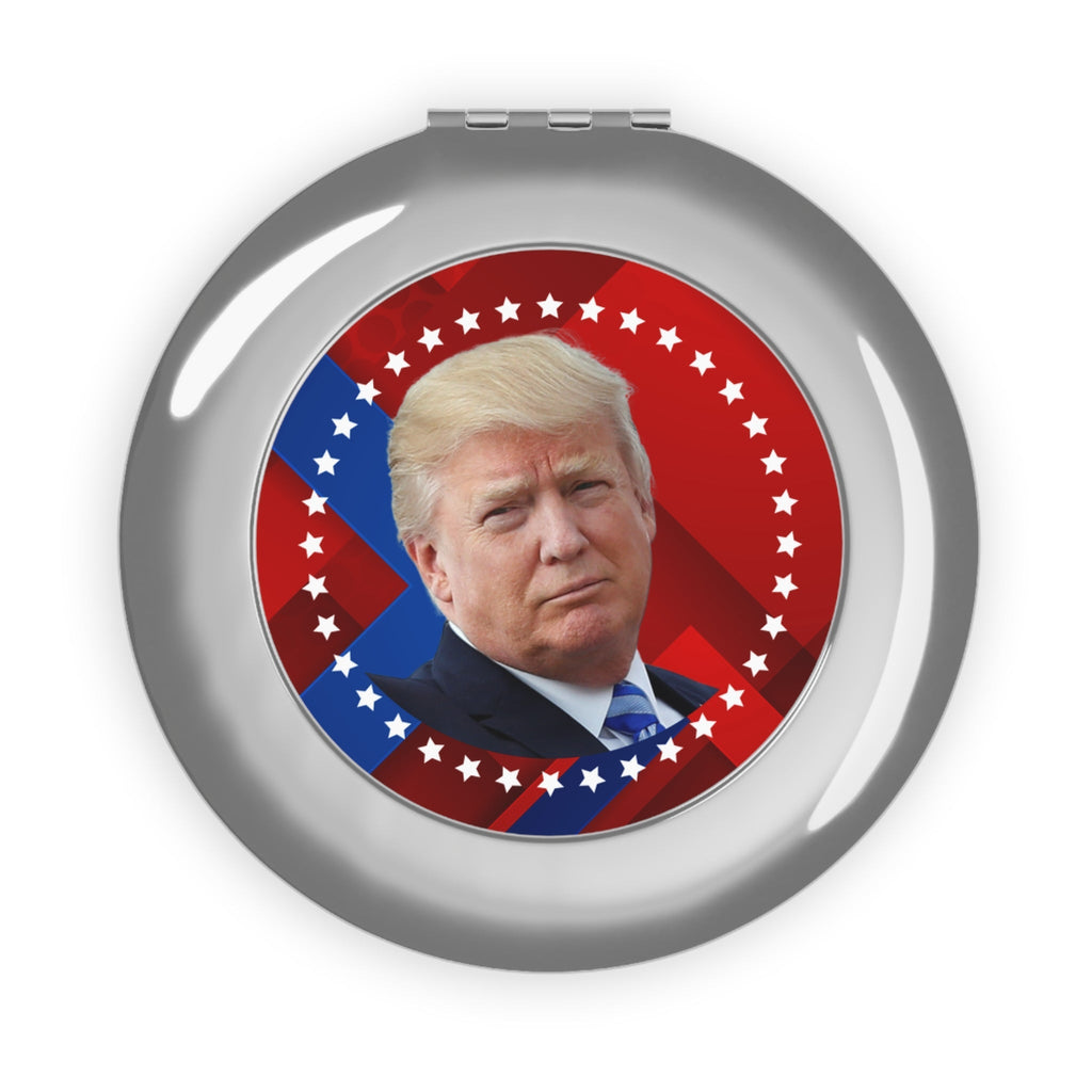 Compact Travel Mirror with Donald Trump Design - Perfect for On - the - Go Reflection - Accessories, Beauty, Travel Mirror - EpiAl's Shop
