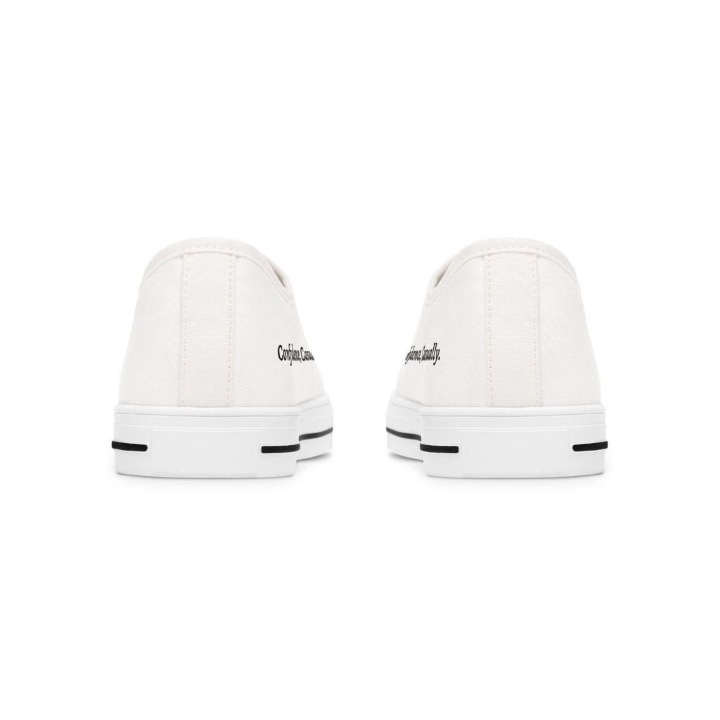 Confidence, Casually – Political Parody Low Top Sneakers for Women - Shoes, Sneakers - EpiAl's Shop