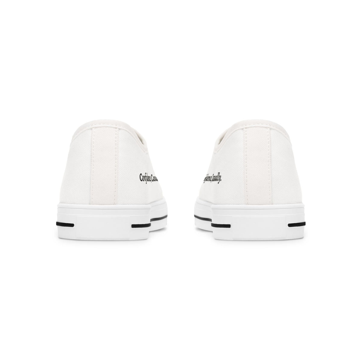 Confidence, Casually – Political Parody Low Top Sneakers for Women - Shoes, Sneakers - EpiAl's Shop