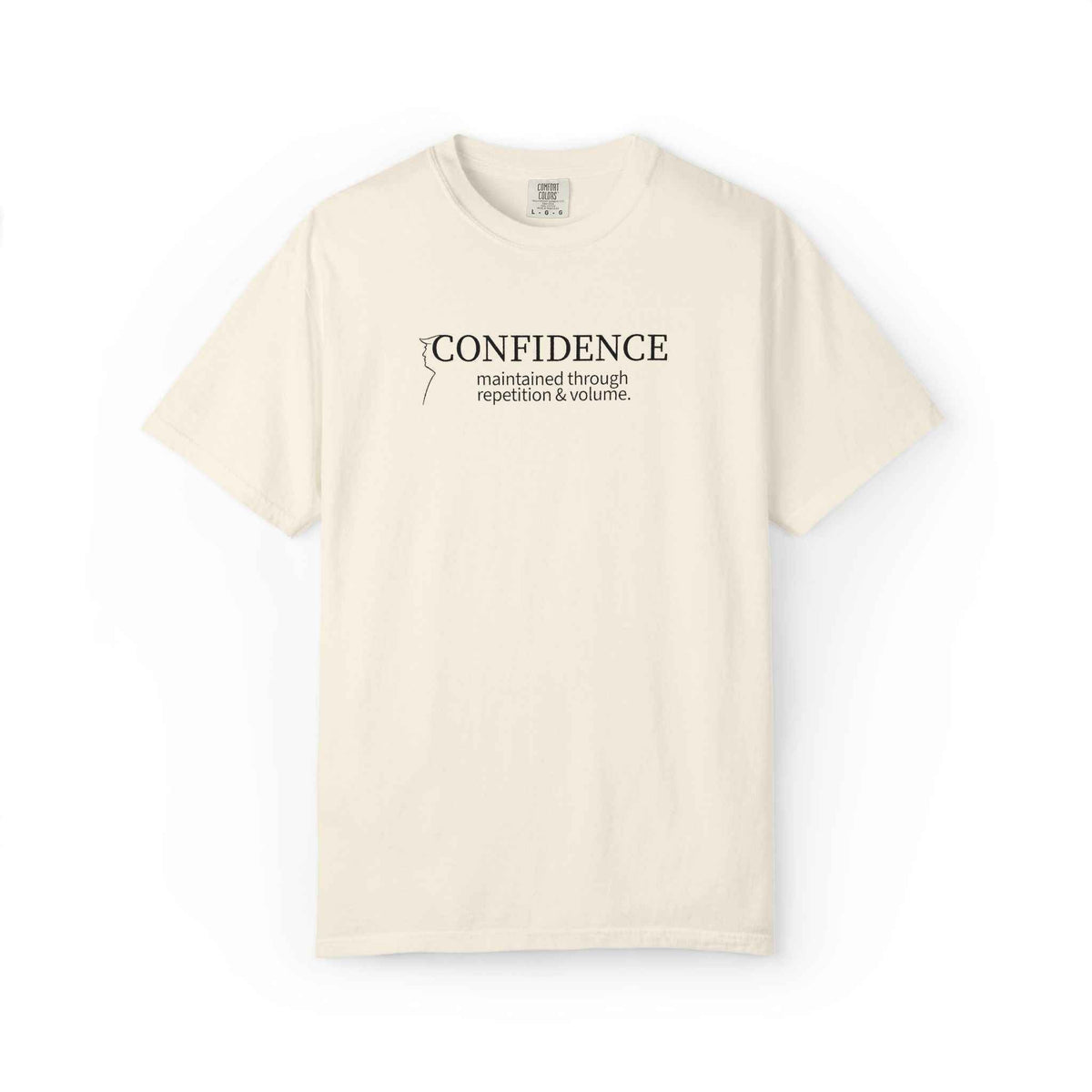 Confidence Maintained T-Shirt – Minimalist Typography Edition - Clothing, Unisex, T-Shirts - EpiAl's Shop