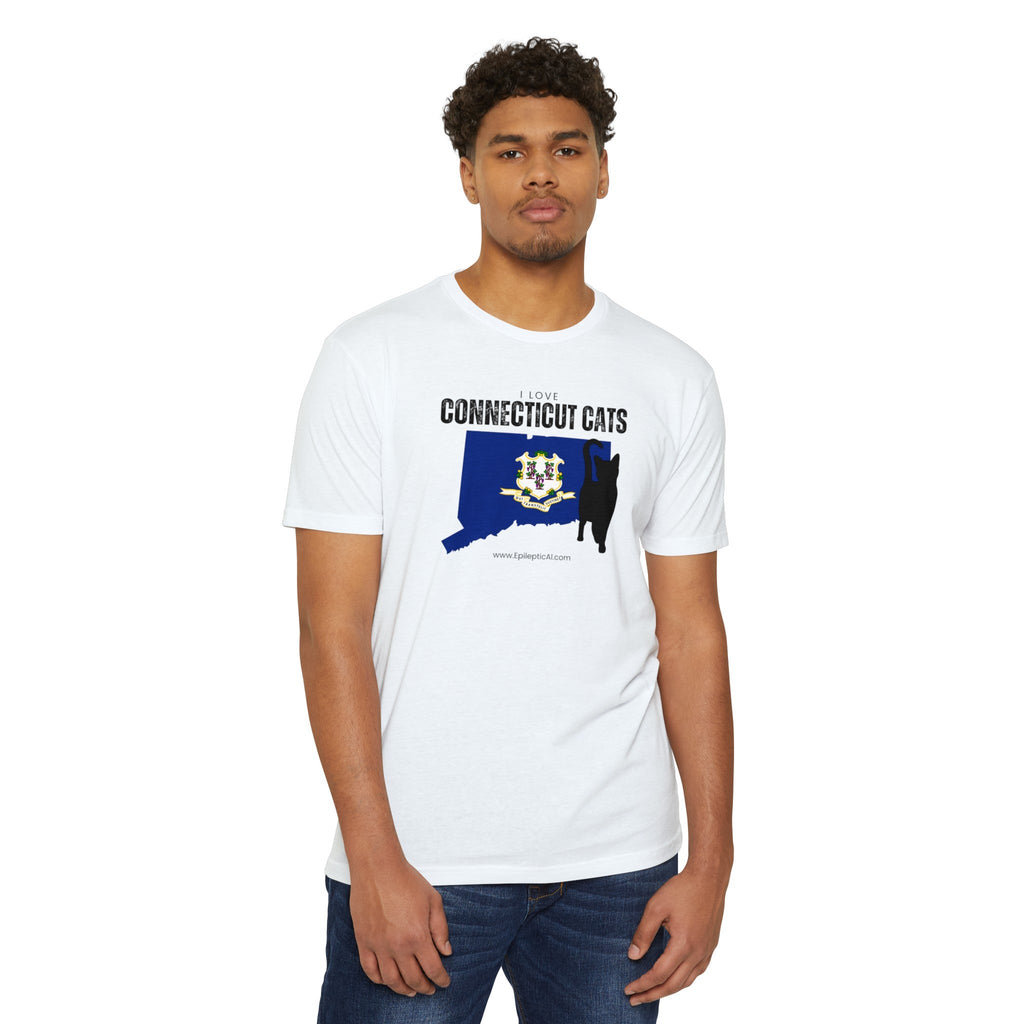 Connecticut Cats Unisex CVC Jersey T - shirt - T - Shirt - Epileptic Al’s Shop