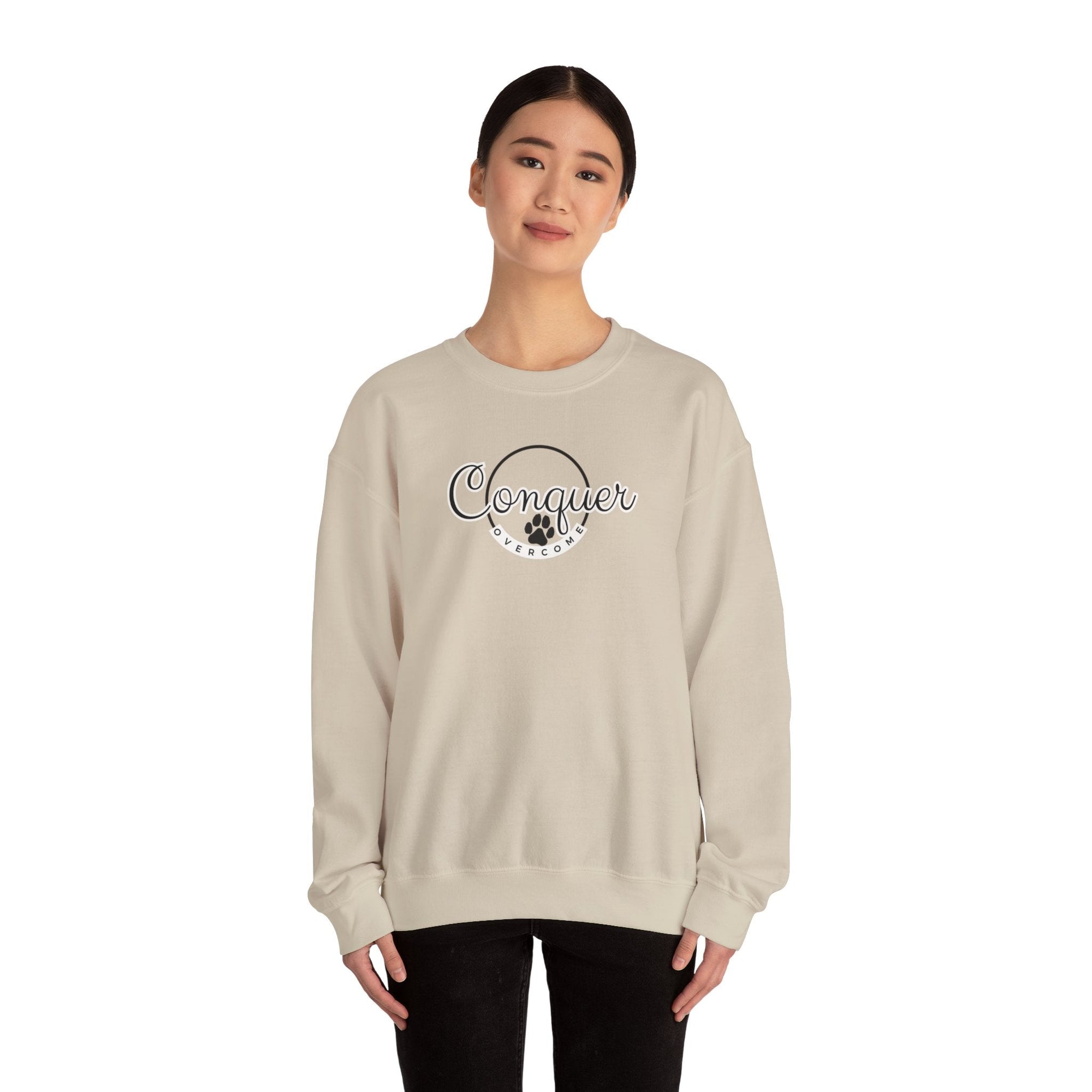 Conquer Unisex Heavy Blend™ Crewneck Sweatshirt - Sweatshirt - EpiAl's Shop