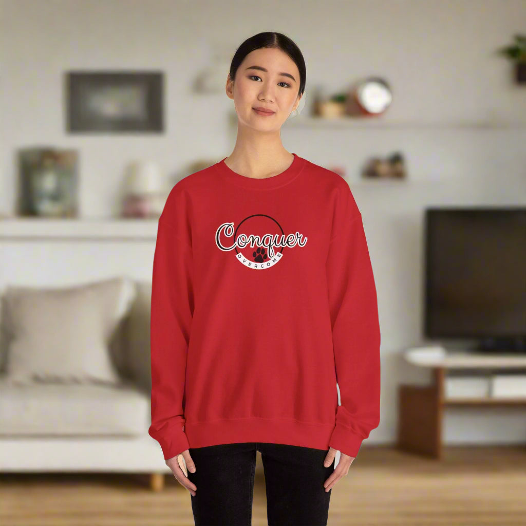 Conquer Unisex Heavy Blend™ Crewneck Sweatshirt - Sweatshirt - EpiAl's Shop