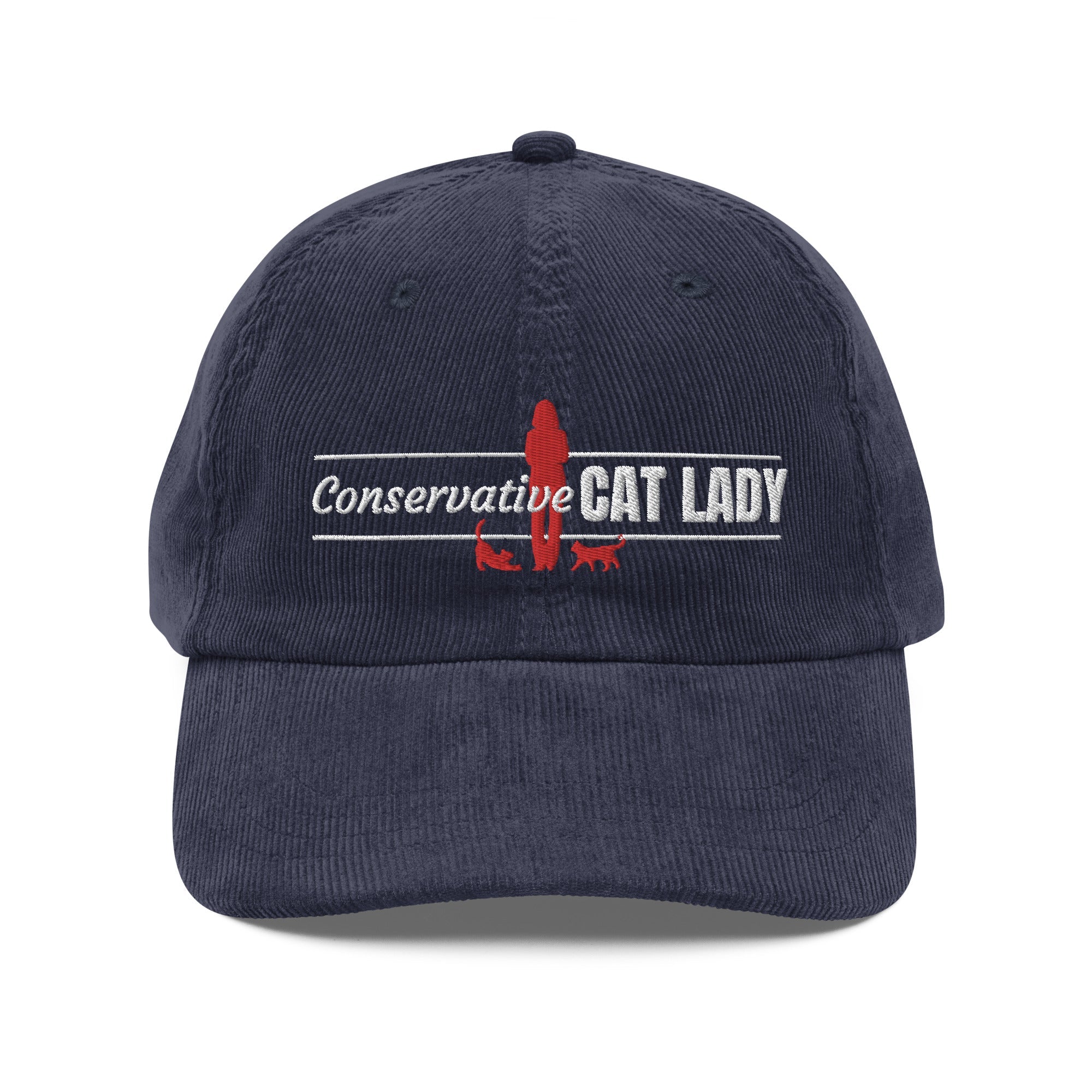 Conservative Cat Lady Corduroy Hat - Hats - EpiAl's Shop