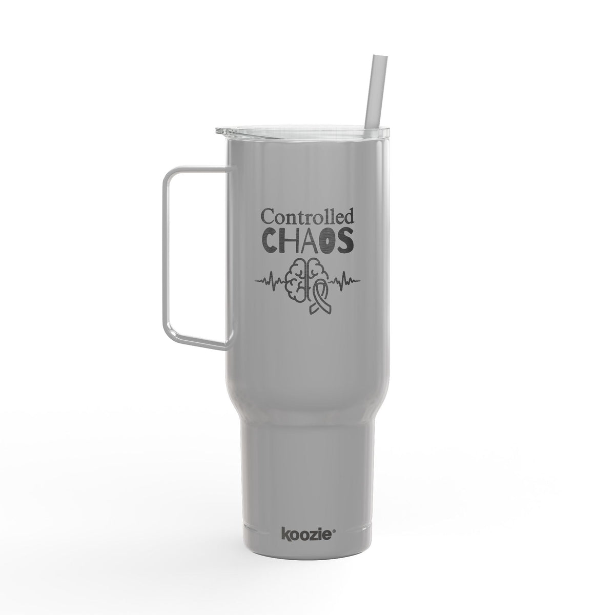 Controlled Chaos 40oz Tumbler – Neurostrong Insulated Travel Mug - Drinkware, Tumblers & Travel Mugs - EpiAl's Shop