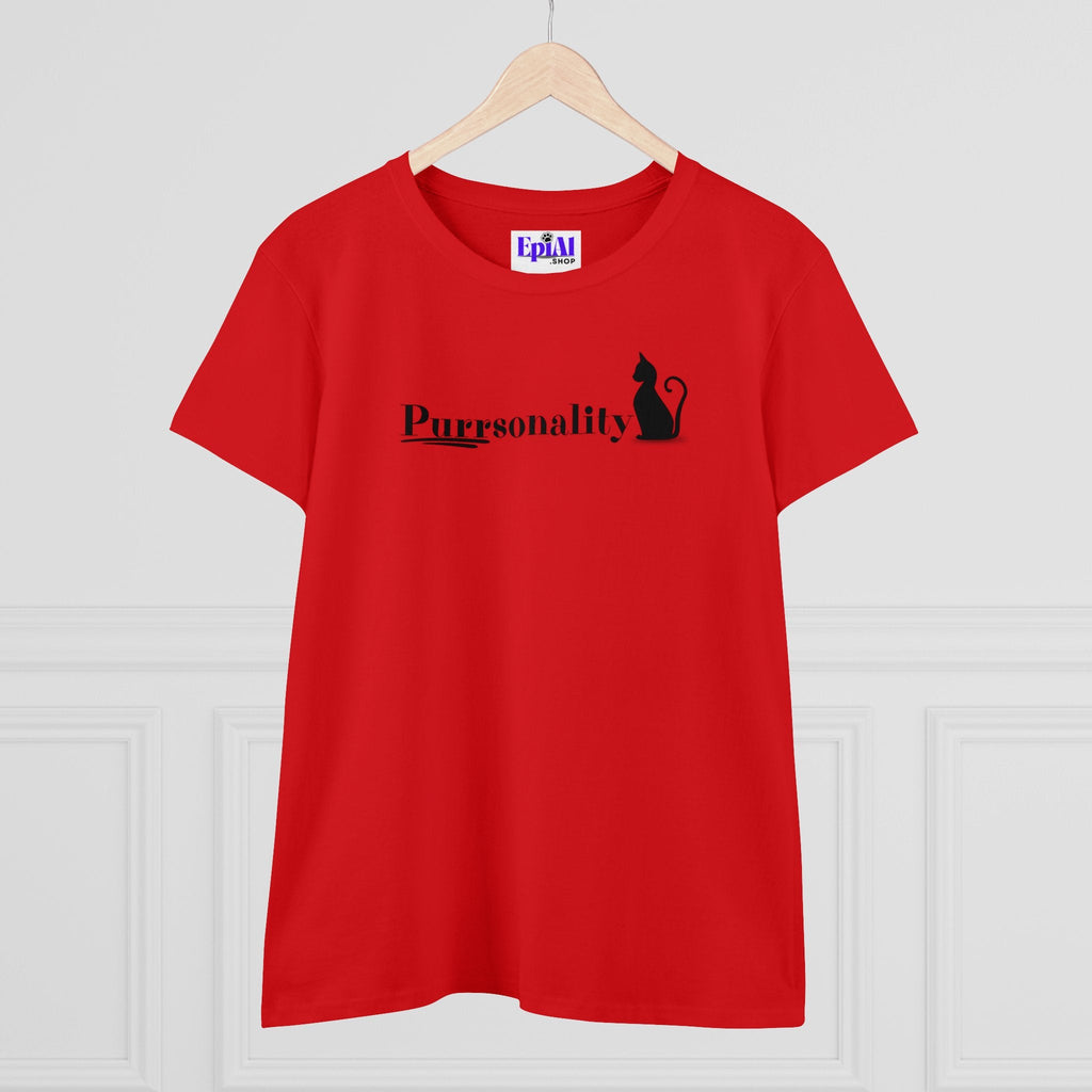 Copy of I'm a Cat Lady Women's Midweight Cotton Tee - T - Shirt - Epileptic Al’s Shop