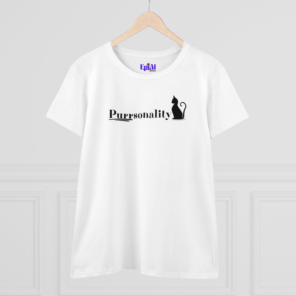 Copy of I'm a Cat Lady Women's Midweight Cotton Tee - T - Shirt - Epileptic Al’s Shop