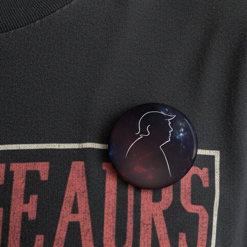 Cosmic Silhouette Pinback Button - Buttons, Pinback - EpiAl's Shop