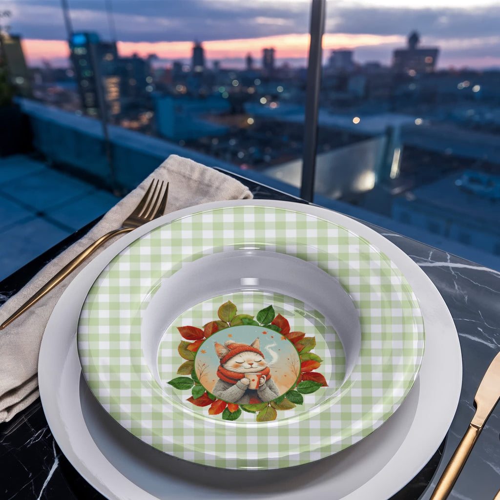 Country Autumn Kitty Collectible Bowl - Decor, Kitchen & Dining, Bowls - EpiAl's Shop