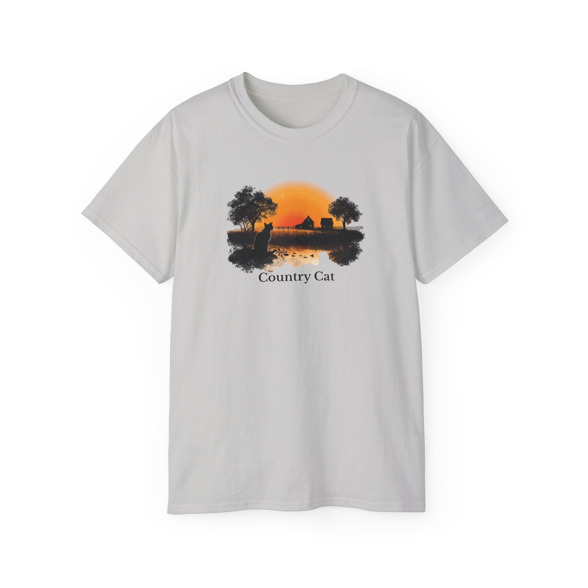 Country Cat Unisex Graphic Tee - Clothing, T-shirts - EpiAl's Shop