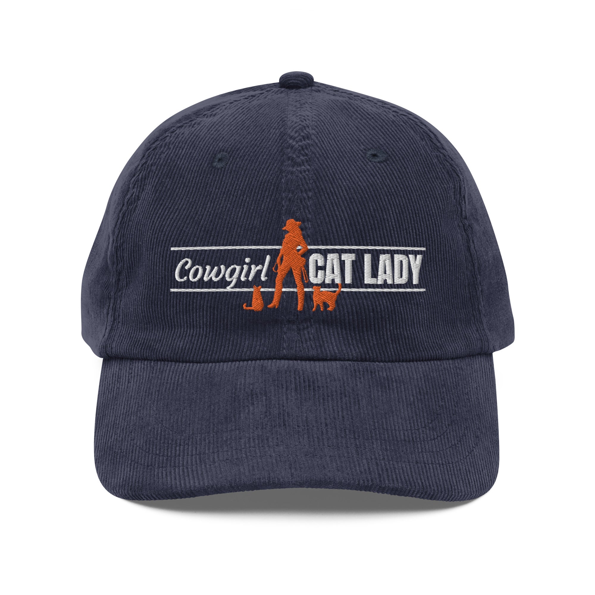 Cowgirl Cat Lady Corduroy Hat - Hats - EpiAl's Shop