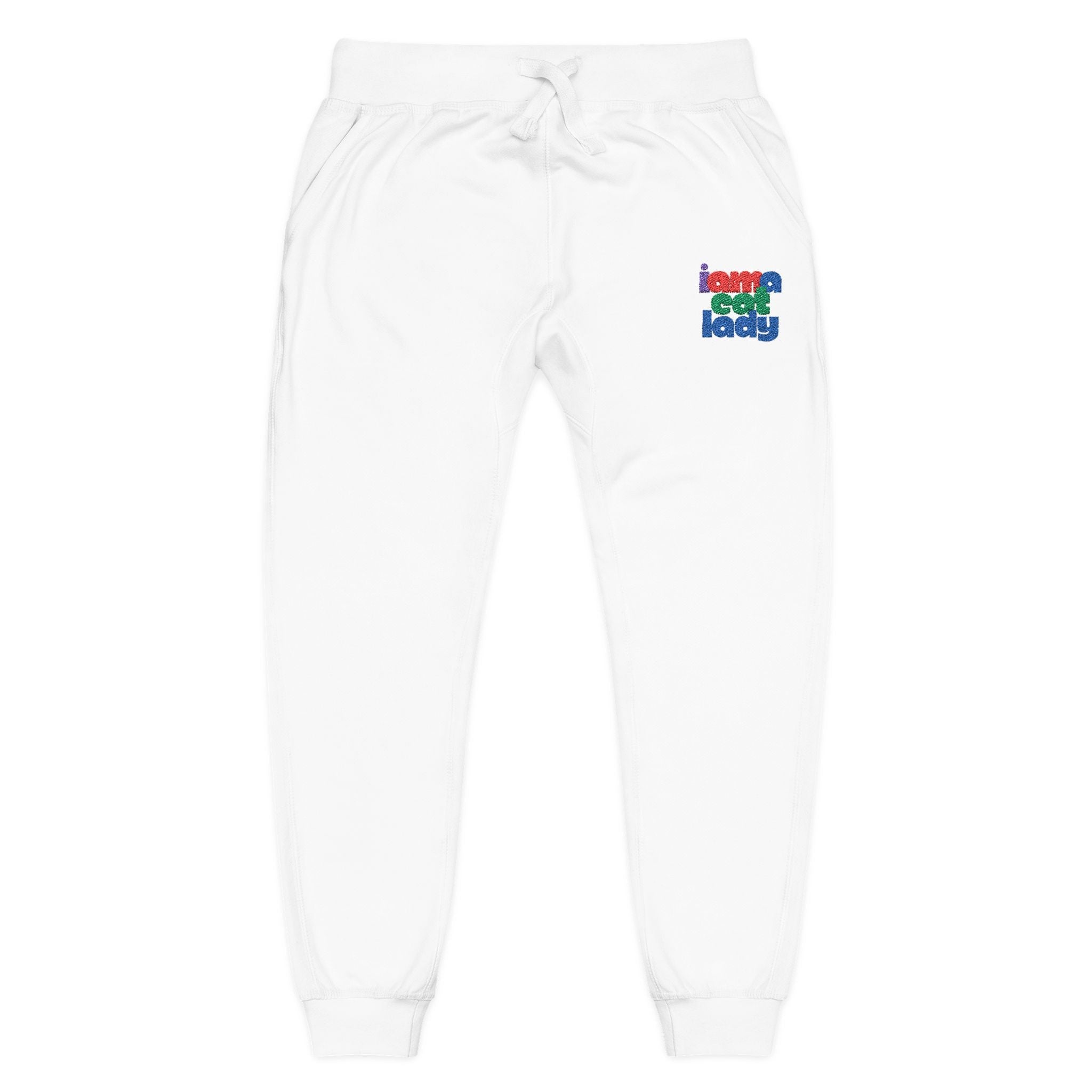 Cozy Embroidered Unisex Fleece Sweatpants for Relaxation - Clothing, Pants & Leggings - EpiAl's Shop