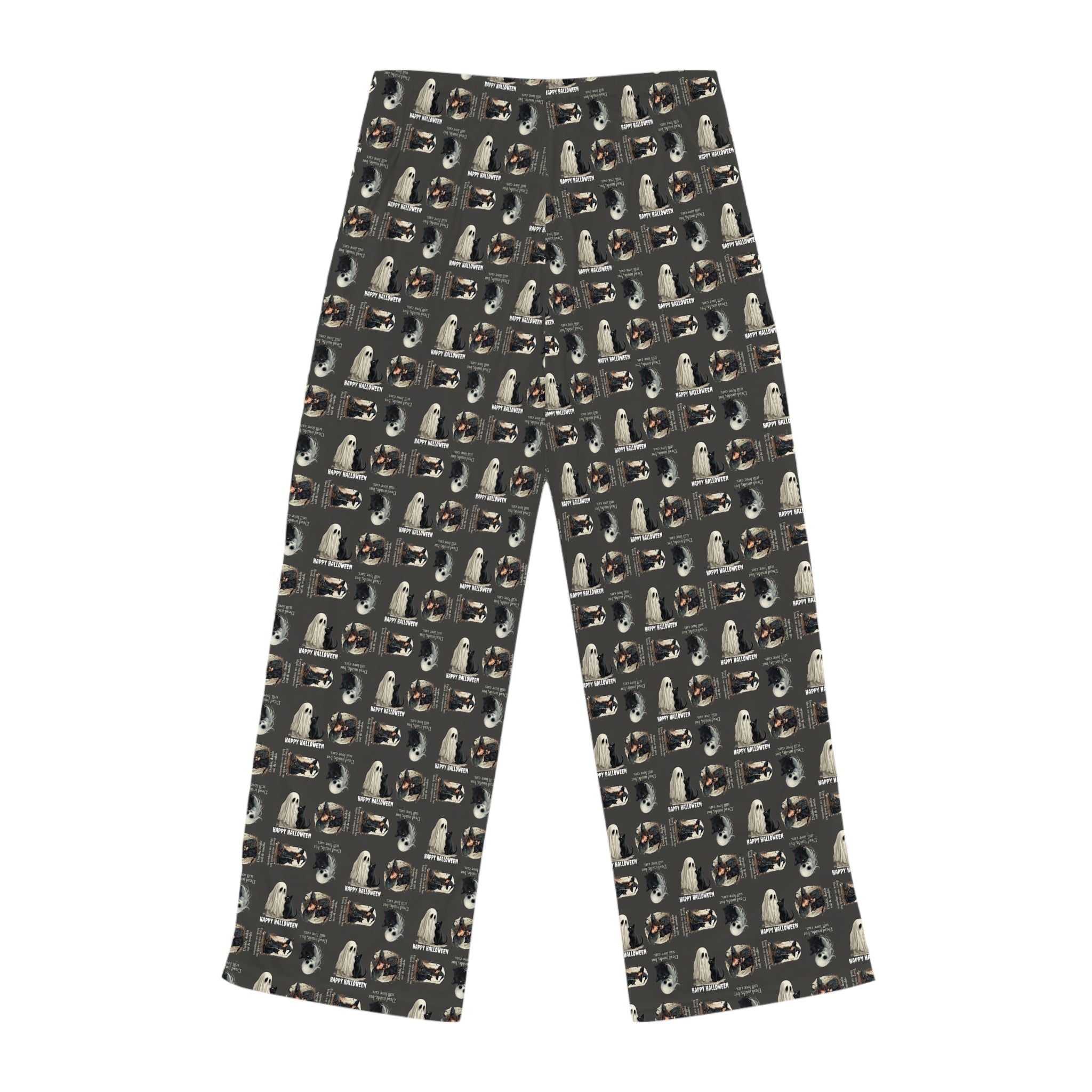 Cozy Halloween Cat - Themed Women's Pajama Pants - Clothing, Pajamas - EpiAl's Shop