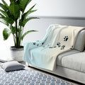 Cozy Paw Print Sherpa Fleece Blanket - Decor, Blankets & Comforters - EpiAl's Shop
