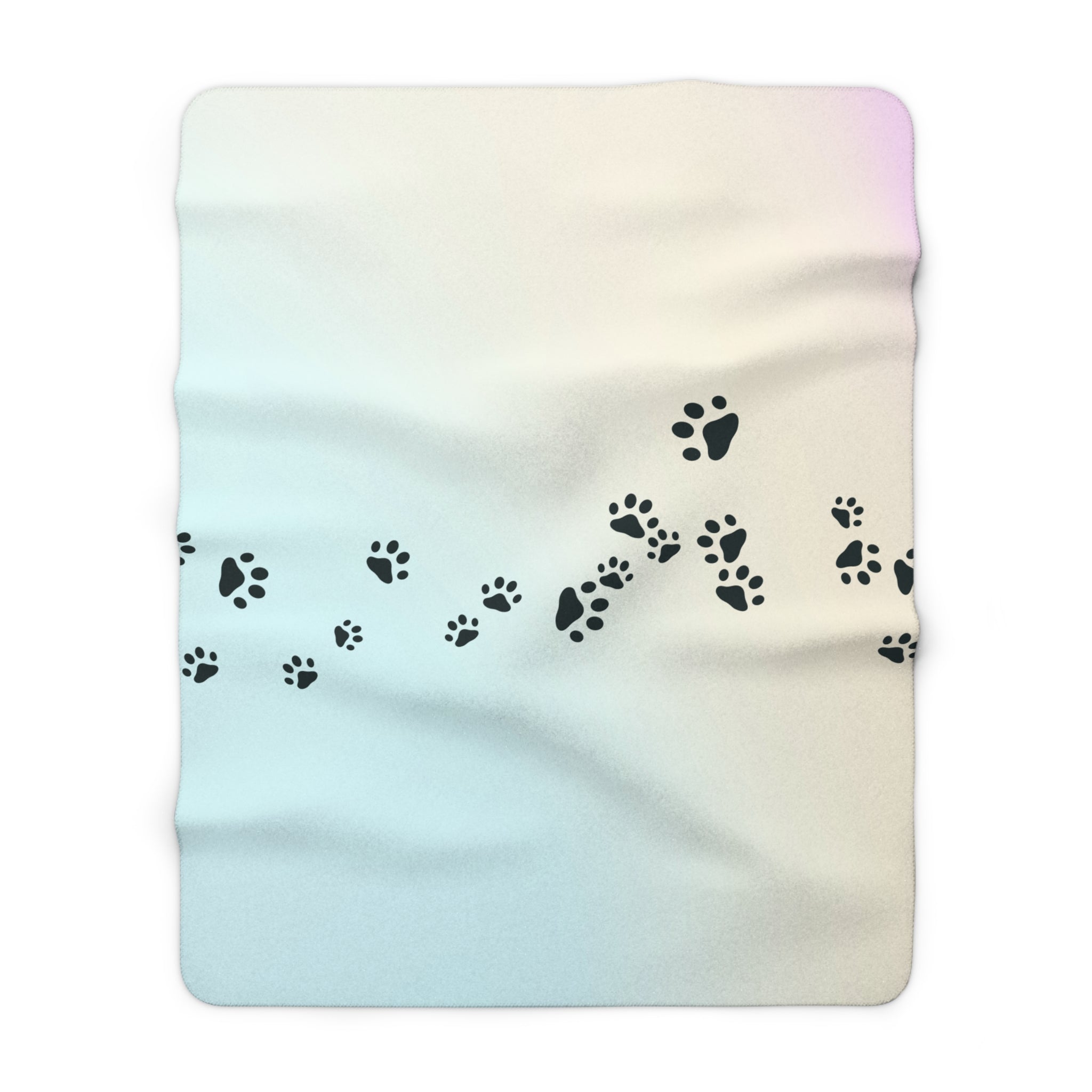 Cozy Paw Print Sherpa Fleece Blanket - Decor, Blankets & Comforters - EpiAl's Shop