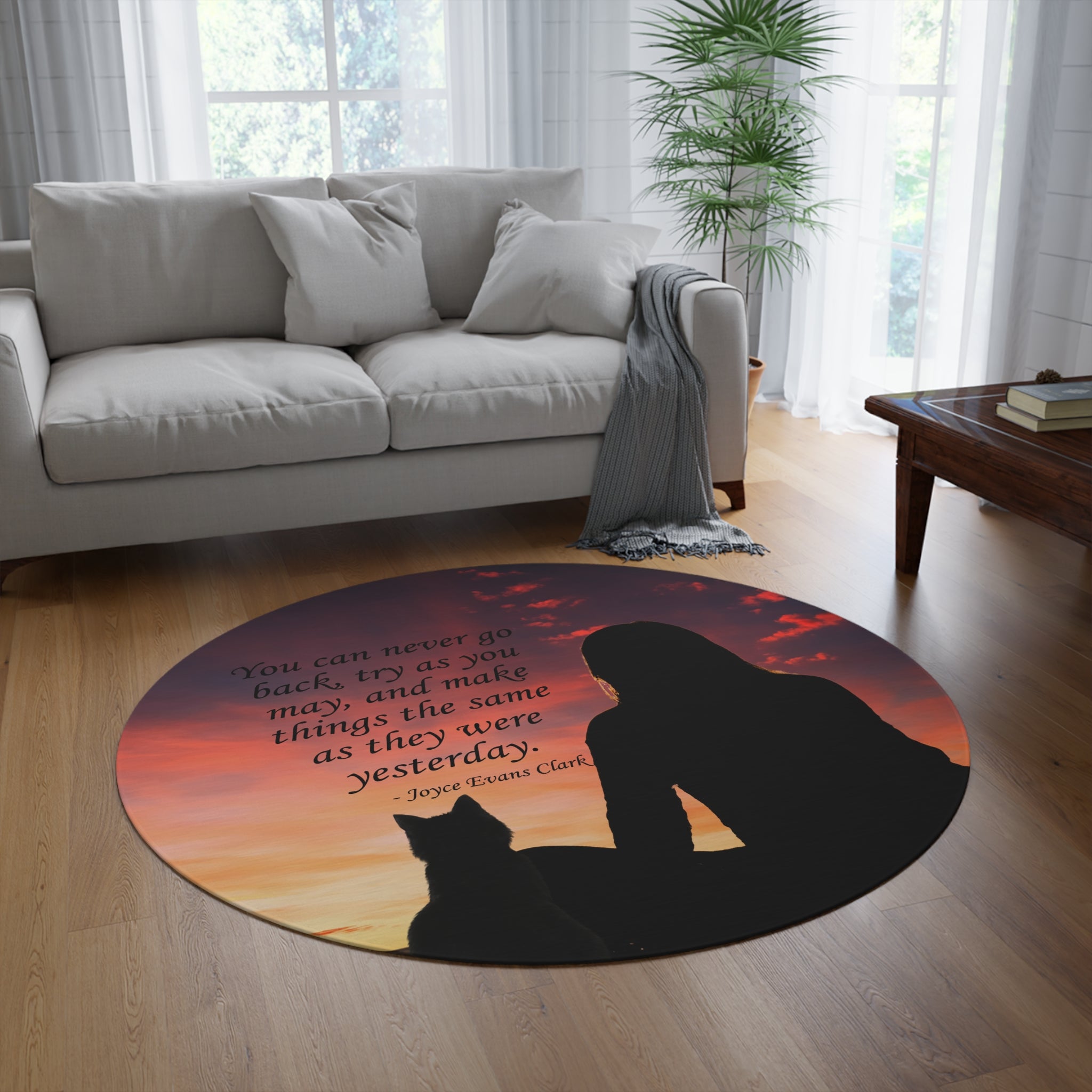 Cozy Round Rug for Cat Lovers - Decor, Home, Rugs & Doormats - EpiAl's Shop