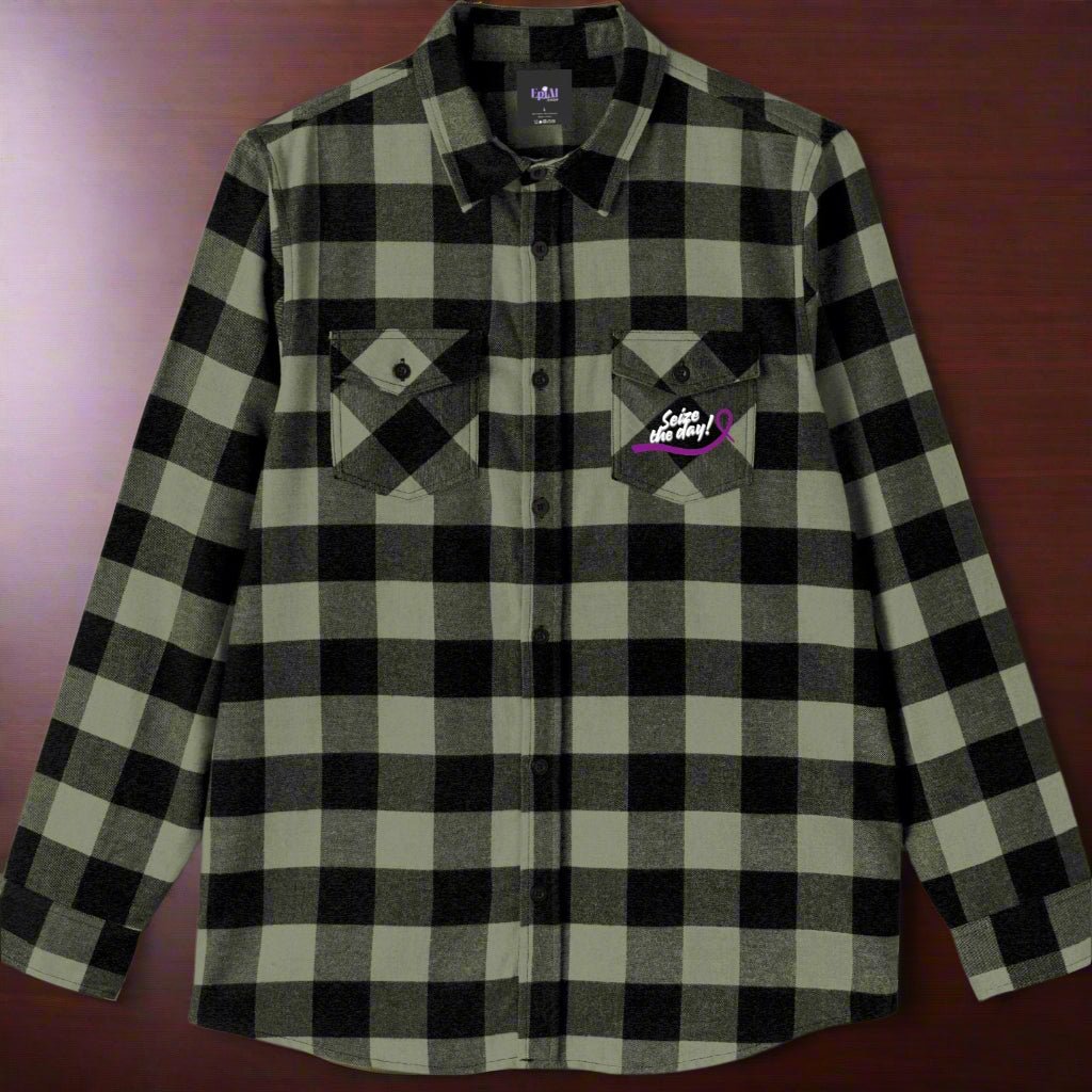 Cozy Seize the Day Unisex Flannel Shirt - Clothing, Flannel Shirts - EpiAl's Shop