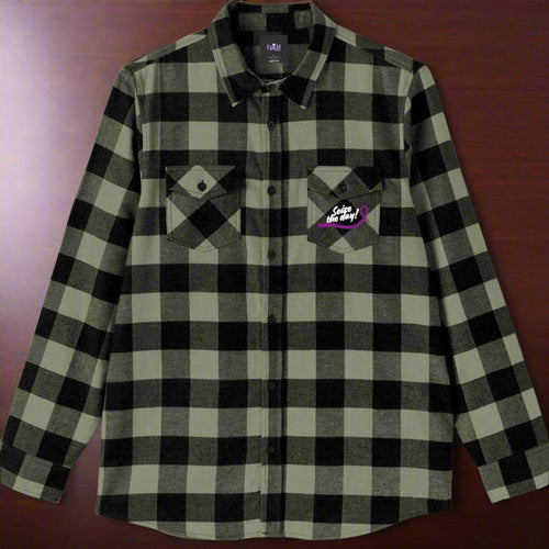 Cozy Seize the Day Unisex Flannel Shirt - Clothing, Flannel Shirts - EpiAl's Shop