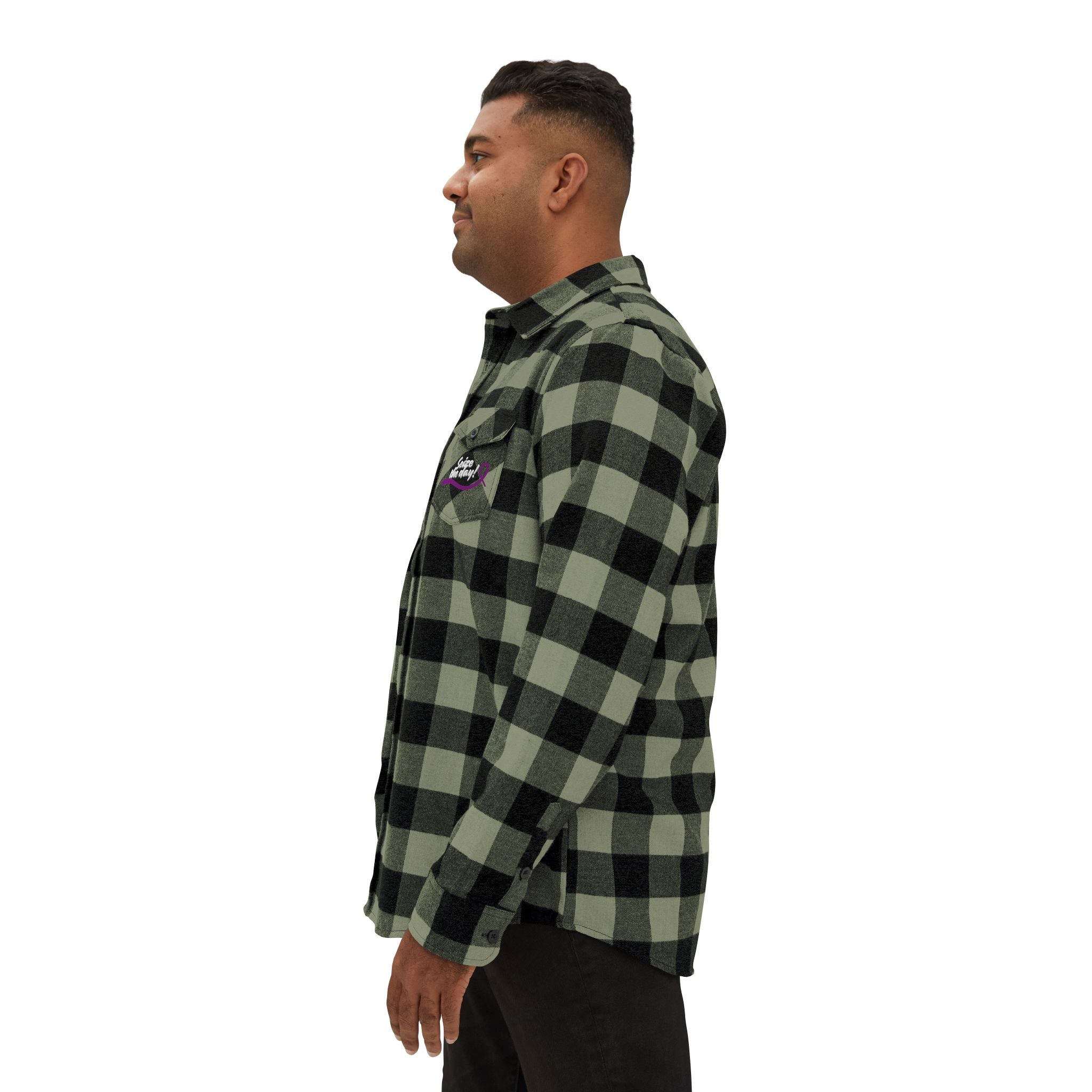 Cozy Seize the Day Unisex Flannel Shirt - Clothing, Flannel Shirts - EpiAl's Shop