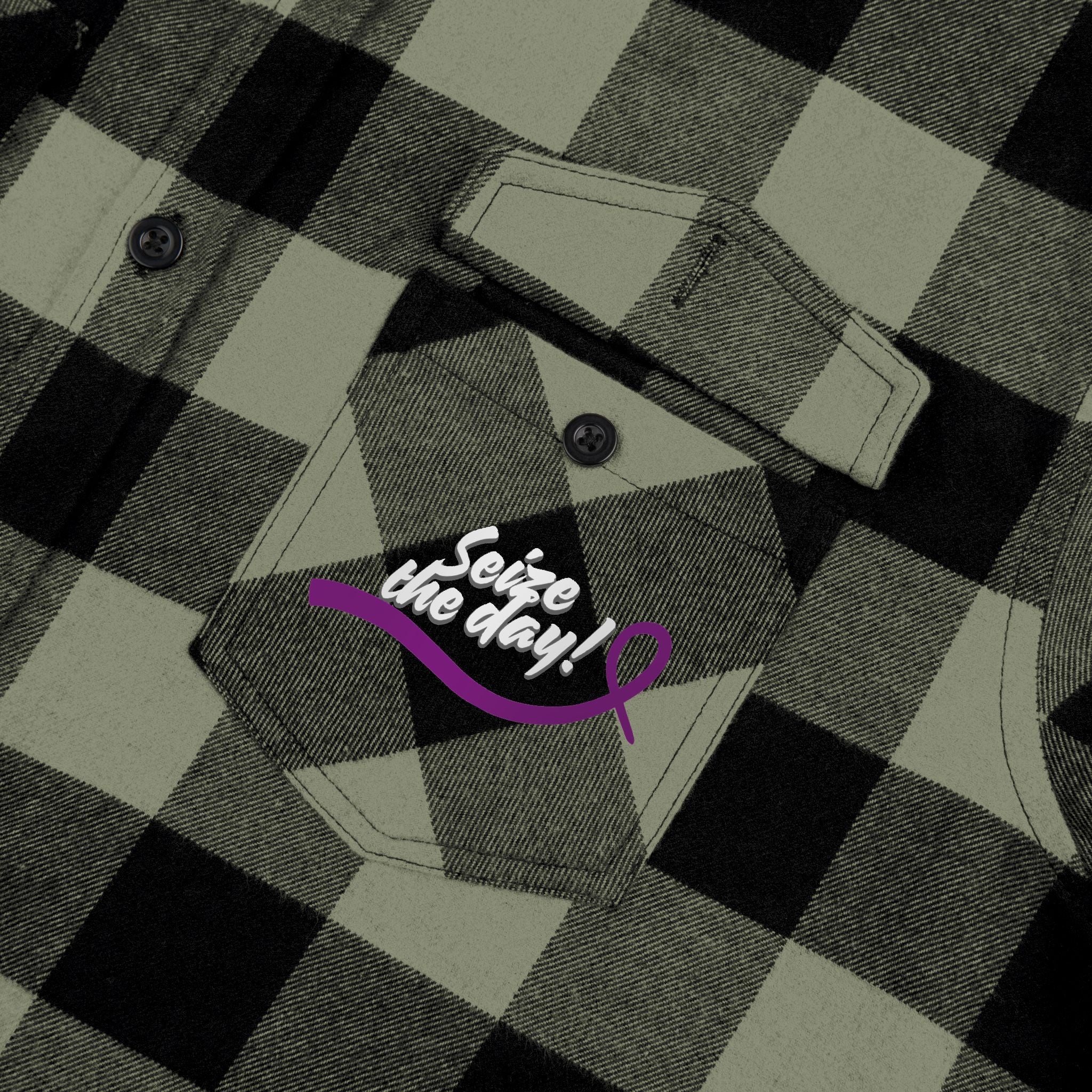 Cozy Seize the Day Unisex Flannel Shirt - Clothing, Flannel Shirts - EpiAl's Shop