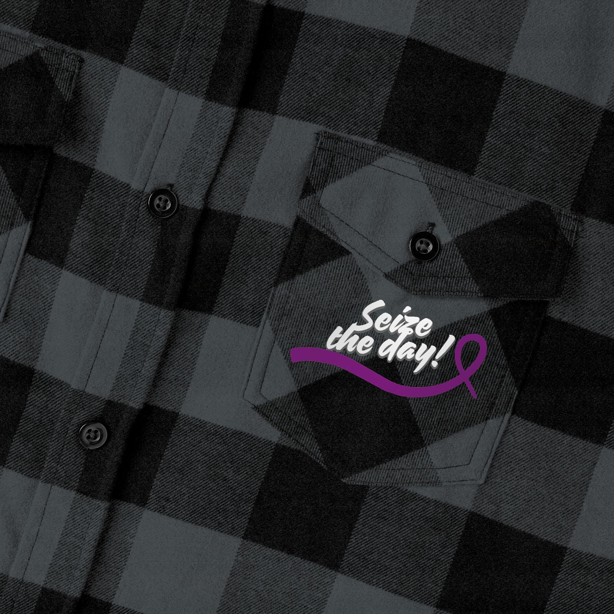 Cozy Seize the Day Unisex Flannel Shirt - Clothing, Flannel Shirts - EpiAl's Shop