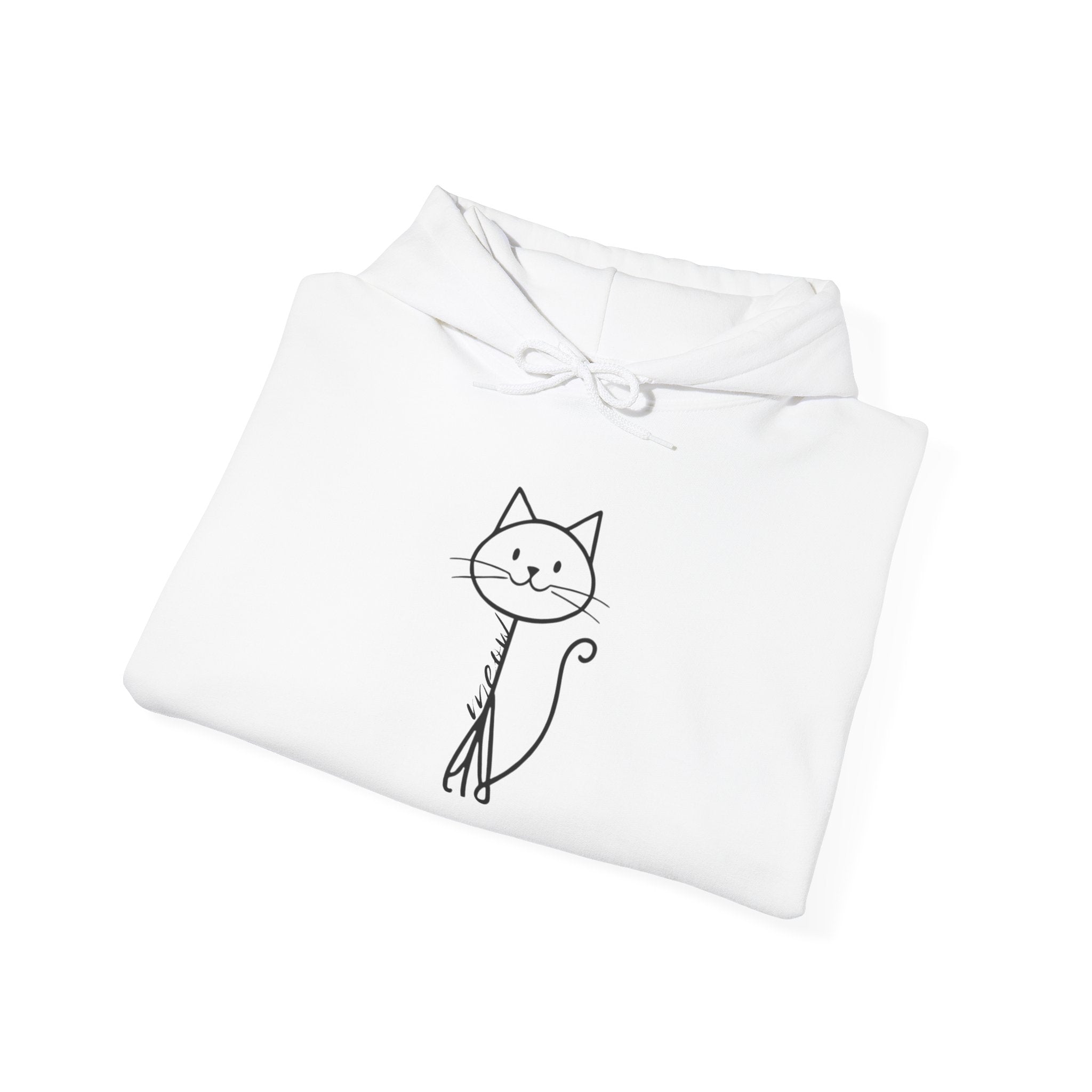 Cozy Stick Cat Lover Hoodie - Clothing, Hoodies - EpiAl's Shop