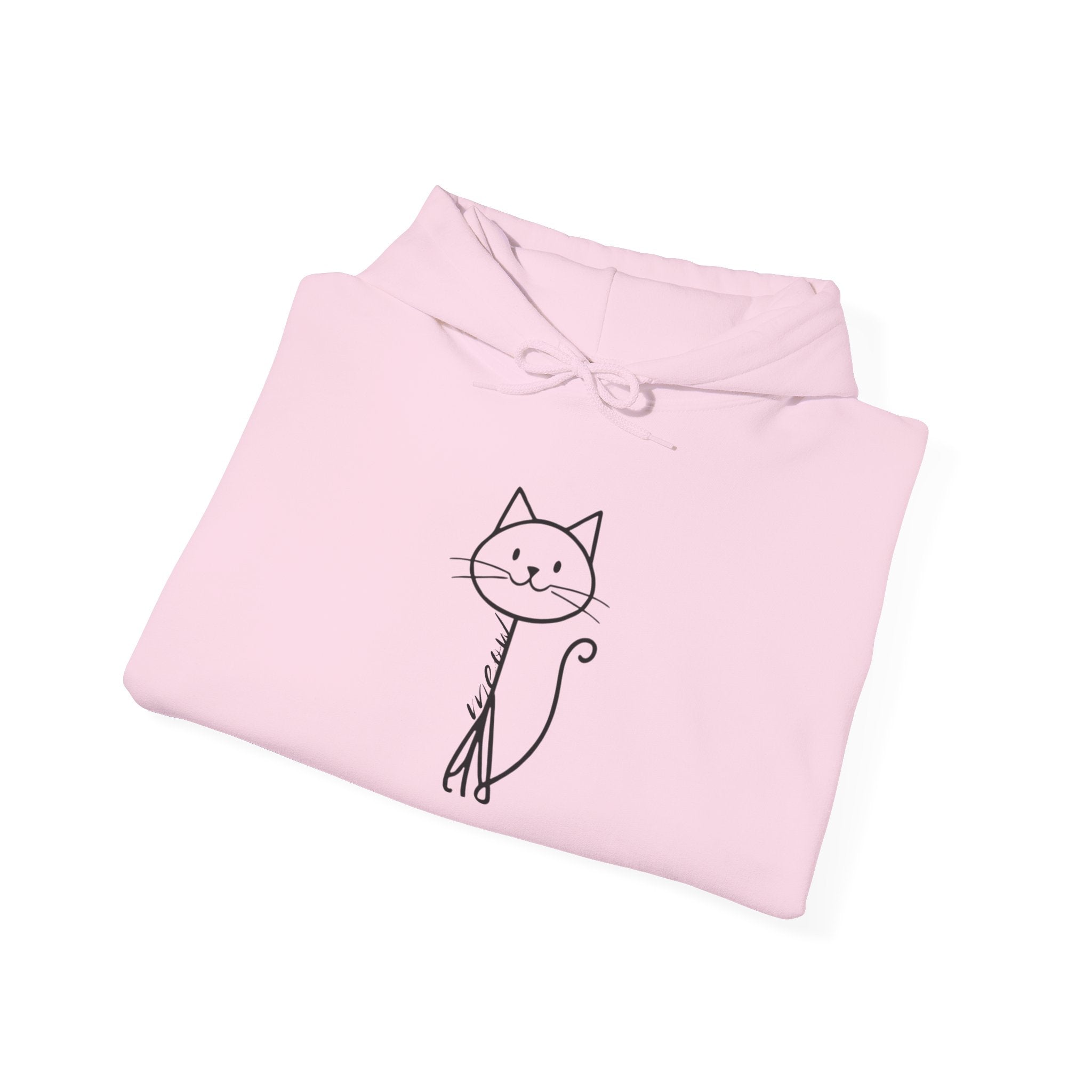 Cozy Stick Cat Lover Hoodie - Clothing, Hoodies - EpiAl's Shop