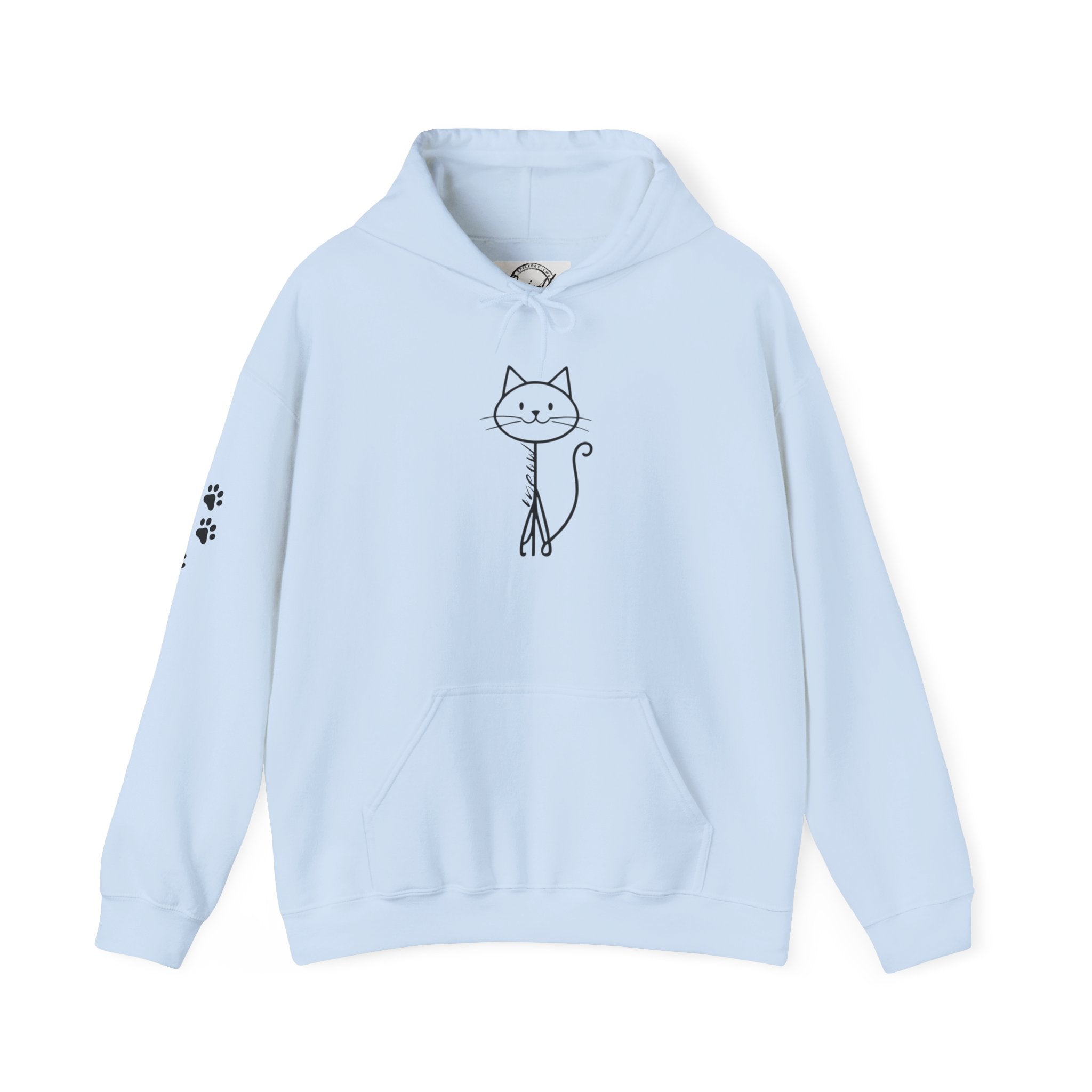 Cozy Stick Cat Lover Hoodie - Clothing, Hoodies - EpiAl's Shop