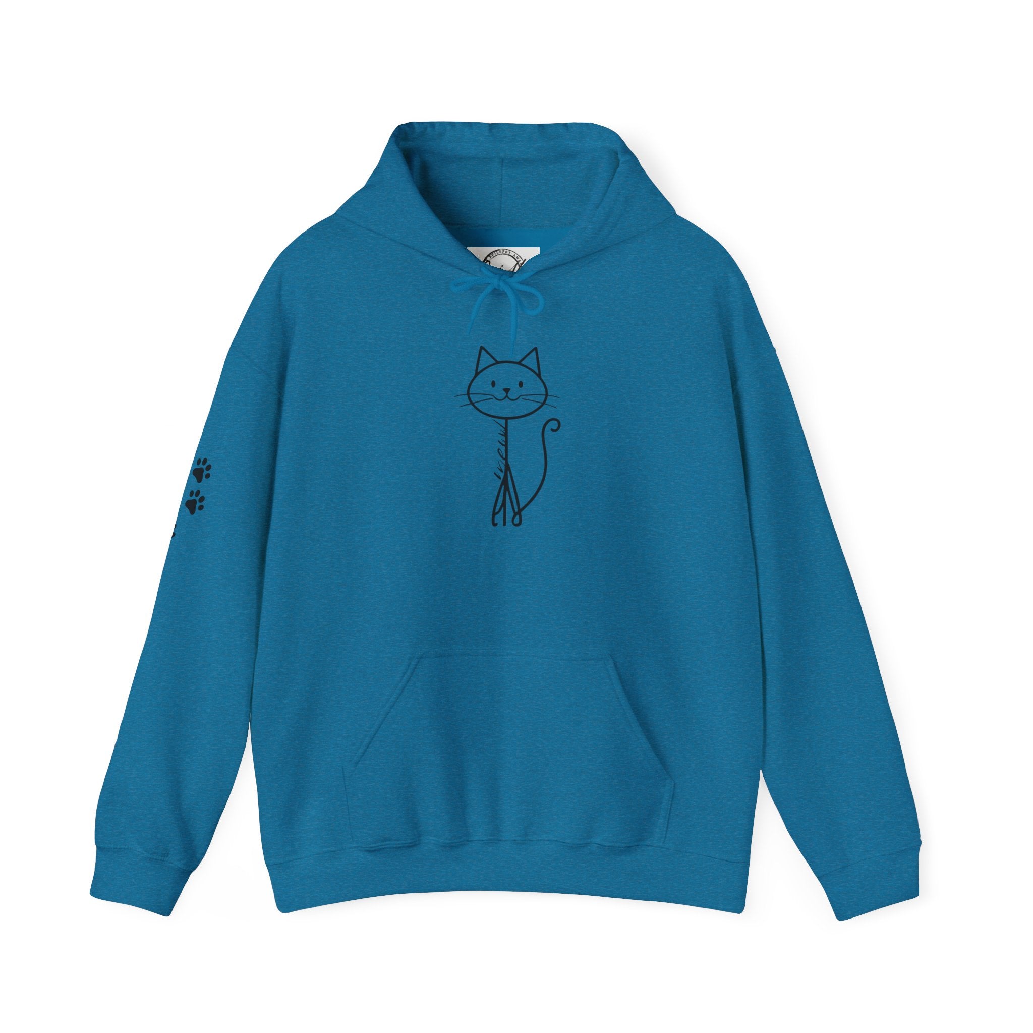 Cozy Stick Cat Lover Hoodie - Clothing, Hoodies - EpiAl's Shop