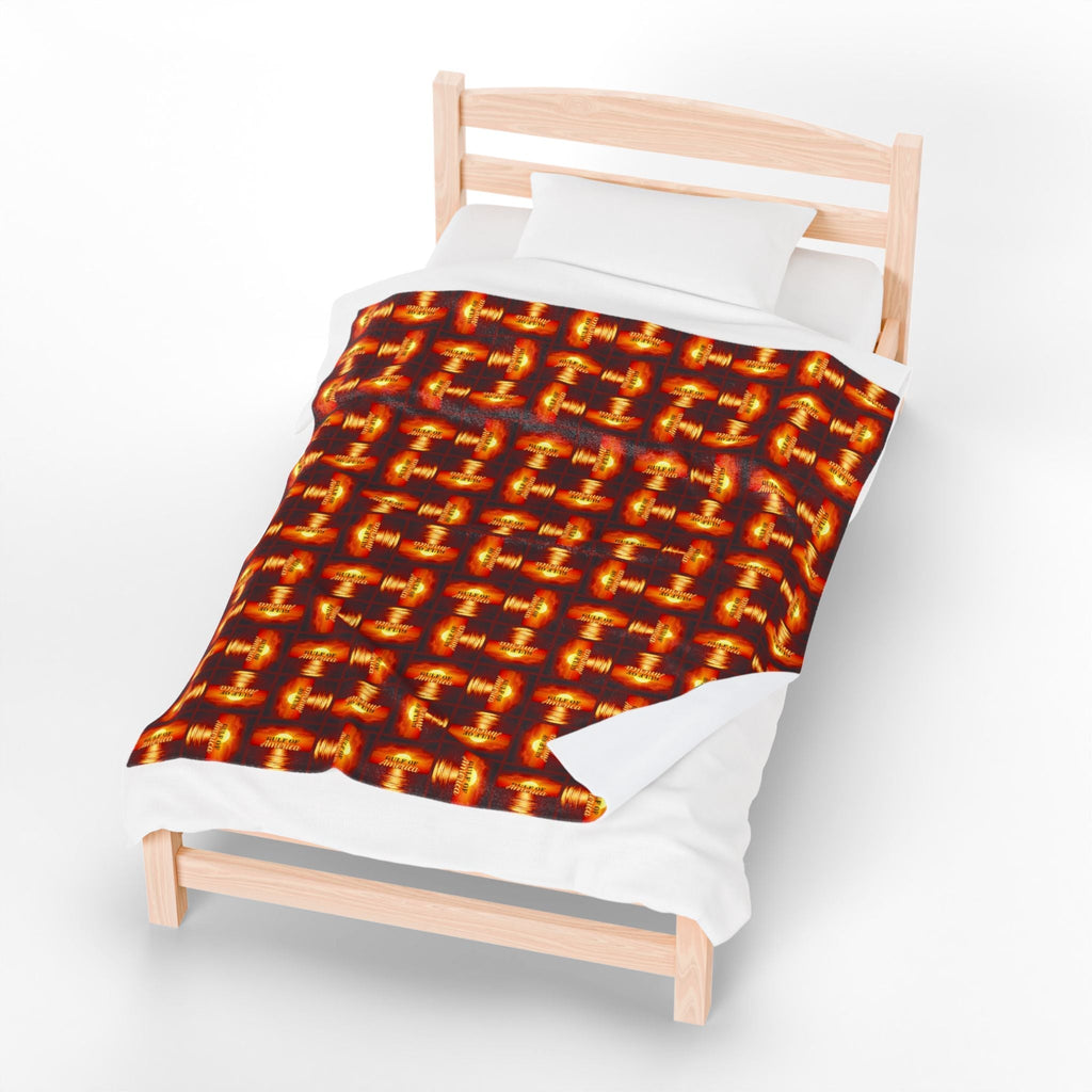 Cozy Velveteen Plush Blanket - Sunset American Gulf Design - Decor, Blankets & Comforters - EpiAl's Shop