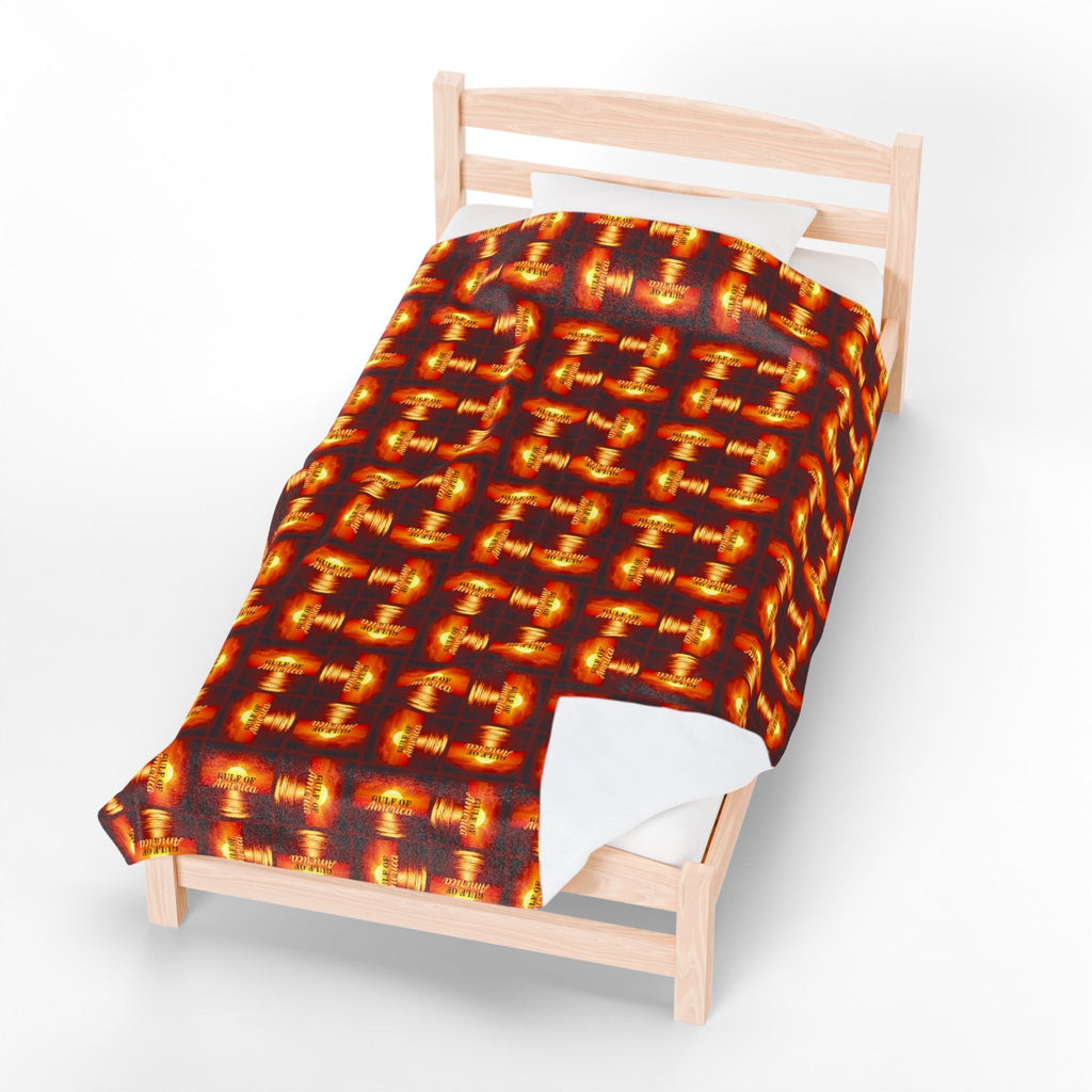 Cozy Velveteen Plush Blanket - Sunset American Gulf Design - Decor, Blankets & Comforters - EpiAl's Shop