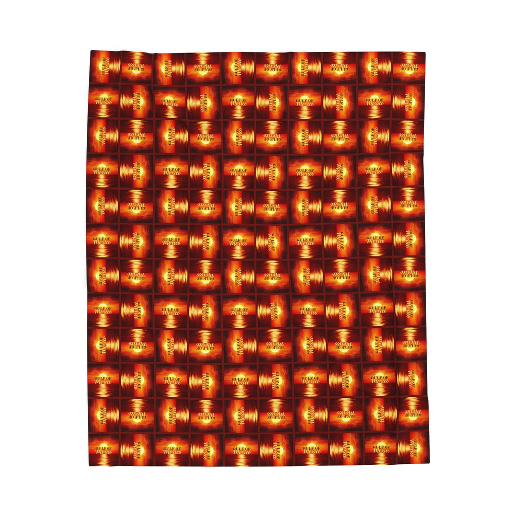 Cozy Velveteen Plush Blanket - Sunset Gulf of Mexico Design - Decor, Blankets & Comforters - EpiAl's Shop