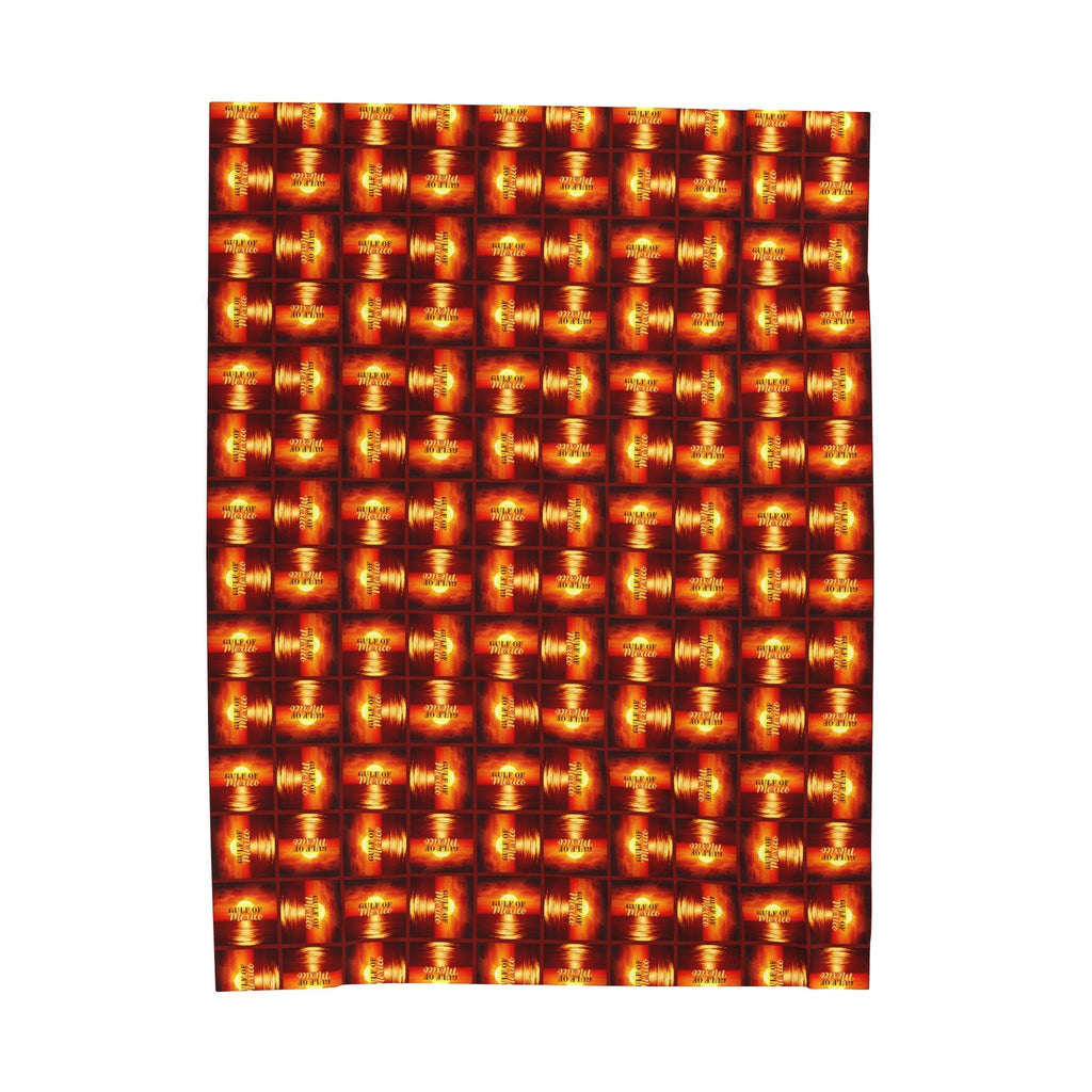 Cozy Velveteen Plush Blanket - Sunset Gulf of Mexico Design - Decor, Blankets & Comforters - EpiAl's Shop