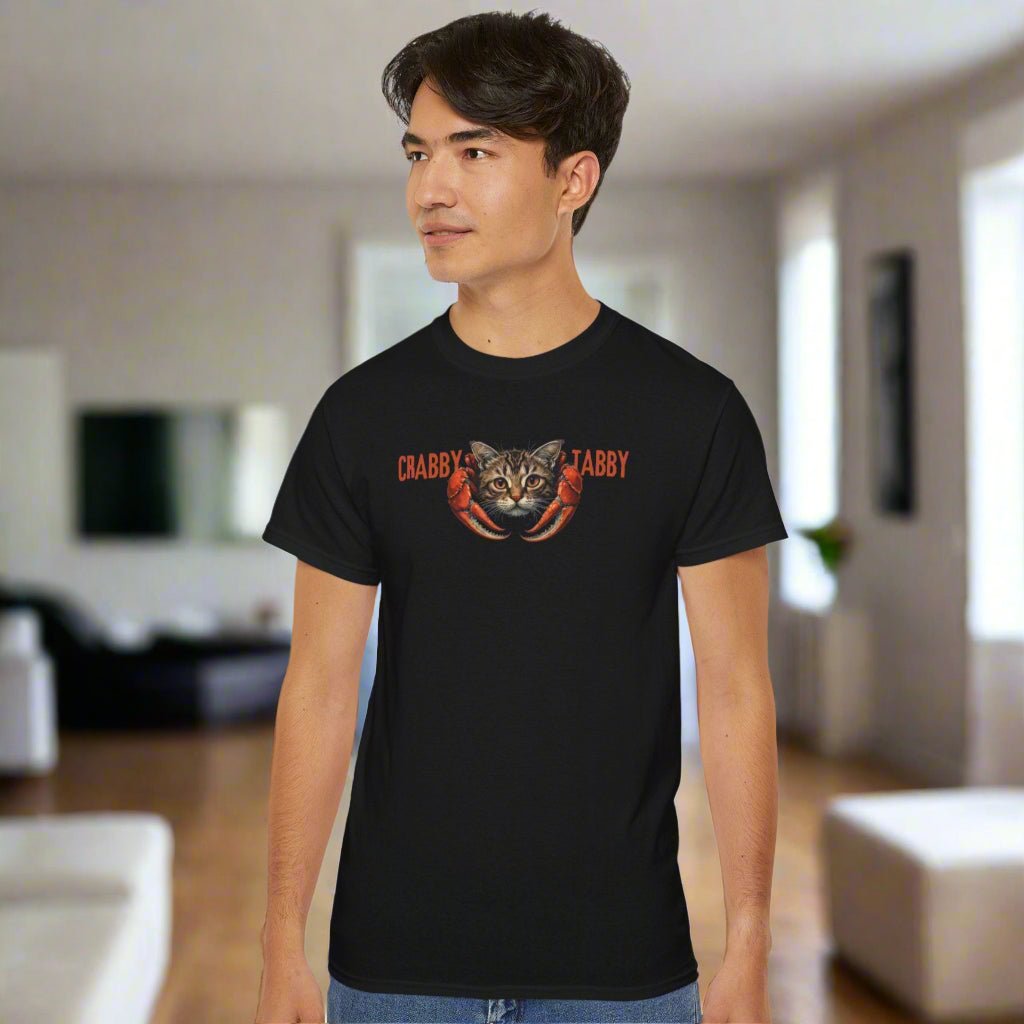 Crabby Tabby Cat Lover Unisex Tee - Clothing, T-shirts - EpiAl's Shop