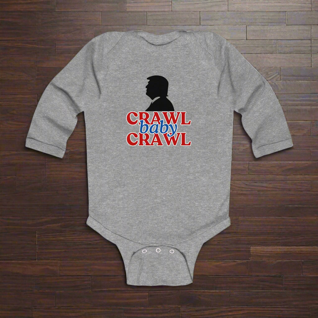 Crawl Baby Crawl Infant Long Sleeve Bodysuit - Clothing, Kids & Infants - EpiAl's Shop