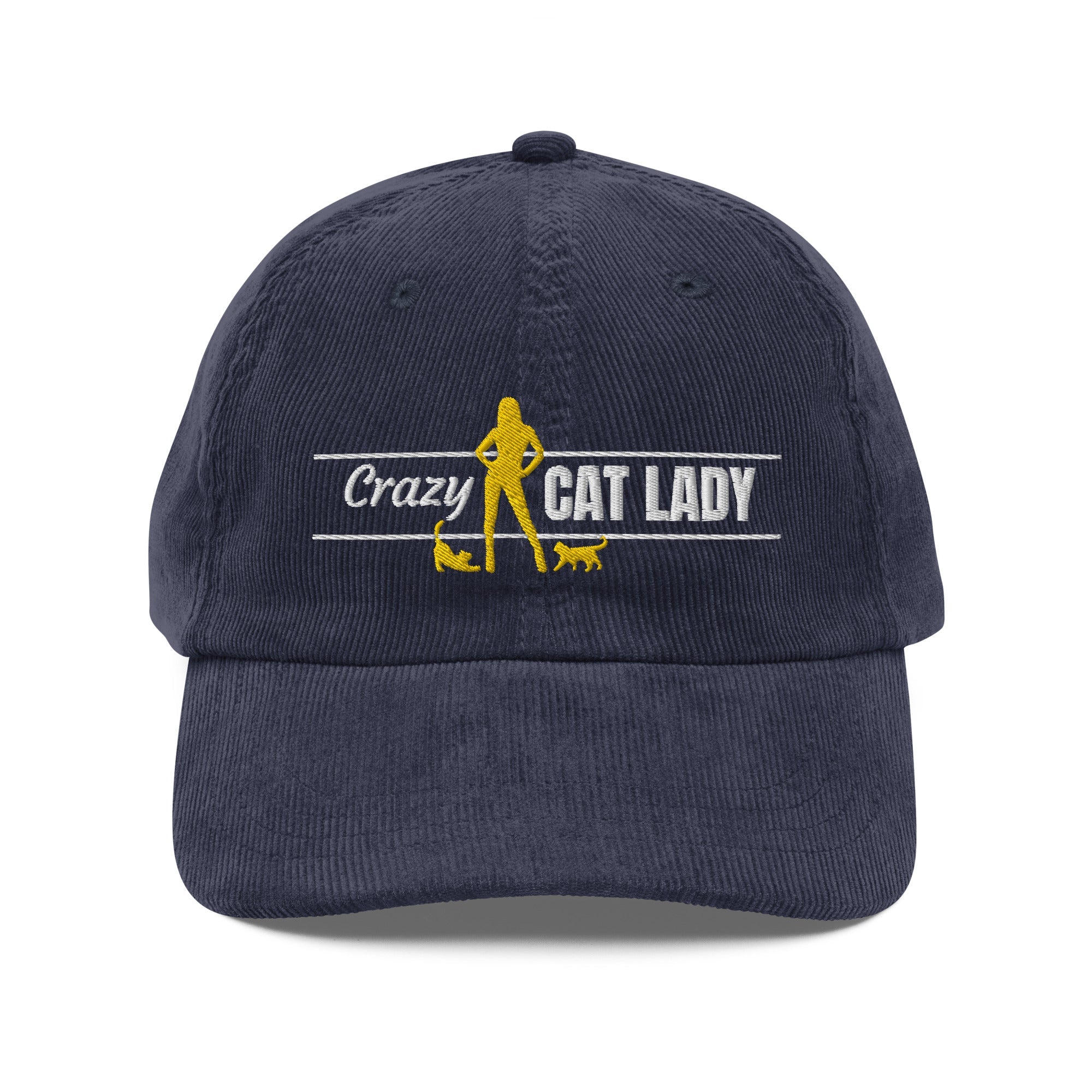 Crazy Cat Lady Corduroy Hat - Hats - EpiAl's Shop
