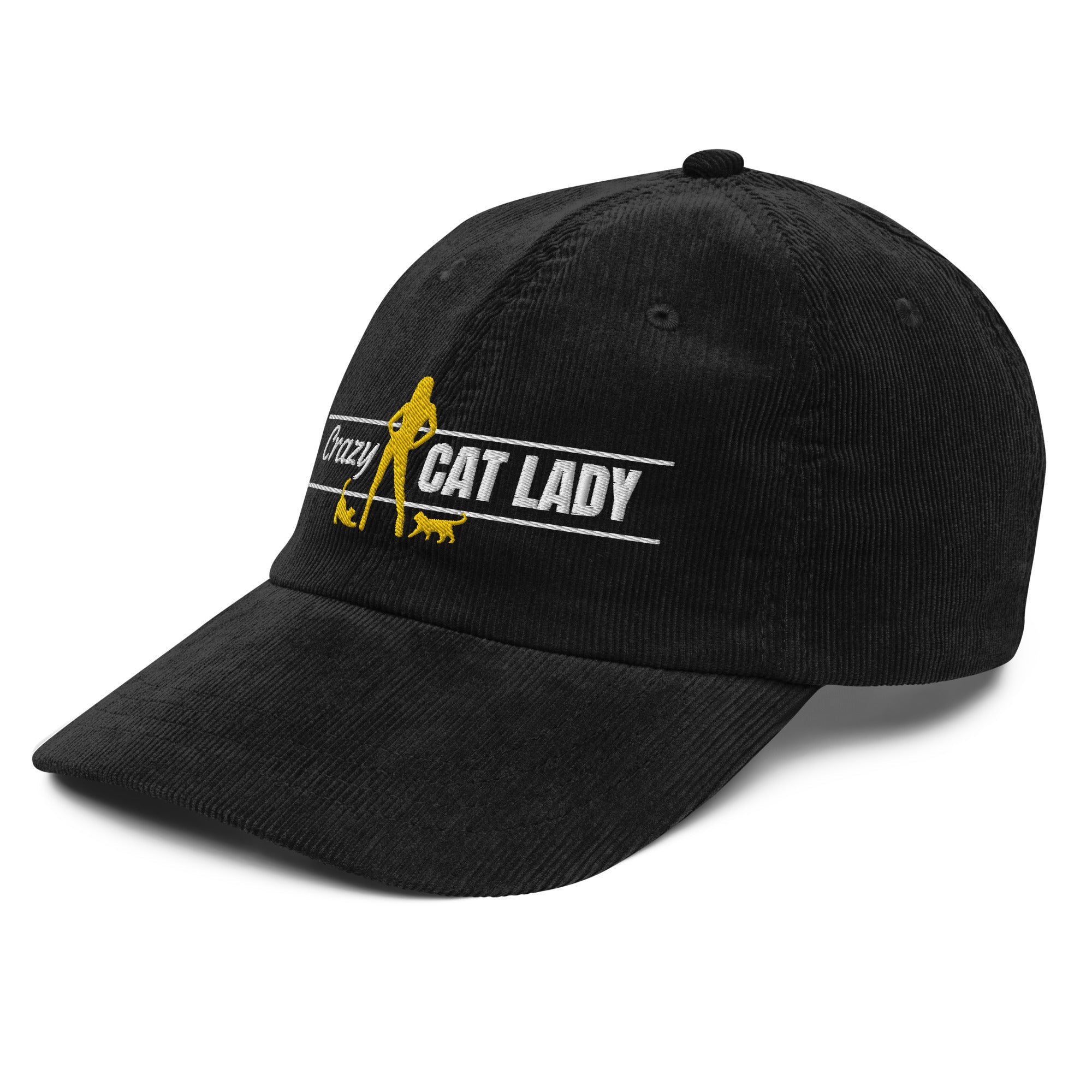 Crazy Cat Lady Corduroy Hat - Hats - EpiAl's Shop