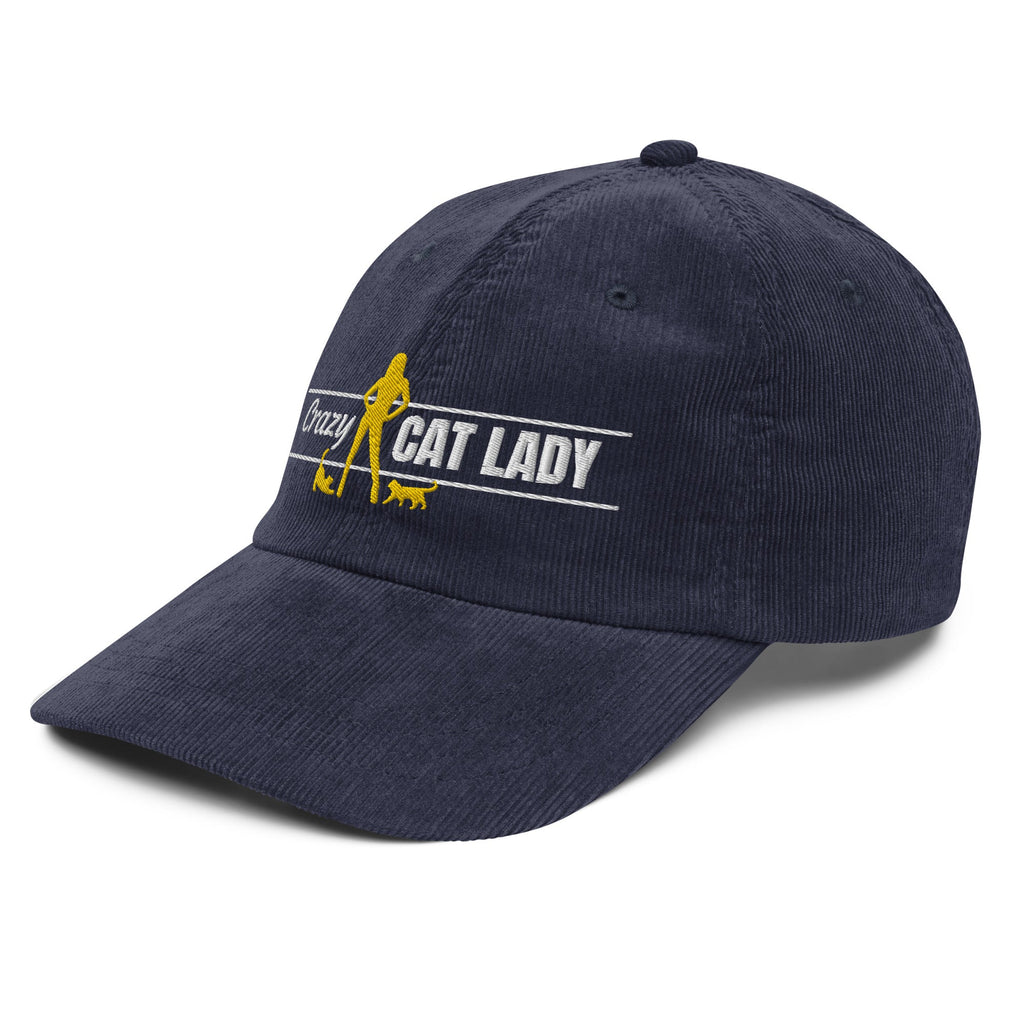 Crazy Cat Lady Corduroy Hat - Hats - EpiAl's Shop