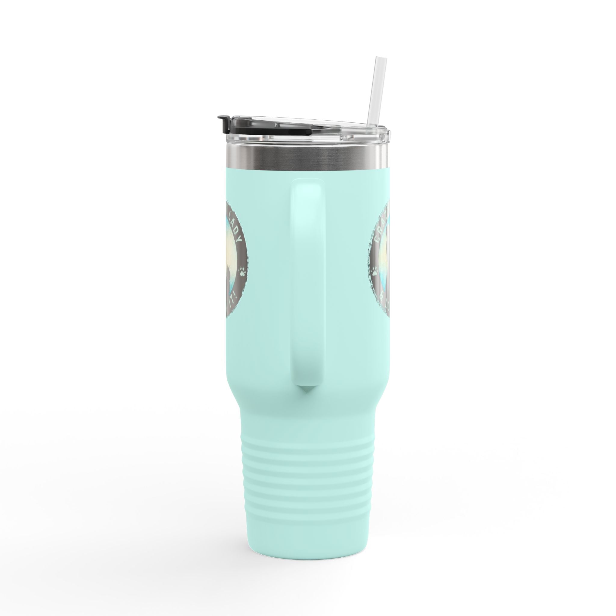 Crazy Cat Lady Insulated Travel Mug - 40oz - Perfect Gift for Cat Lovers - Drinkware, Travel Mugs - EpiAl's Shop