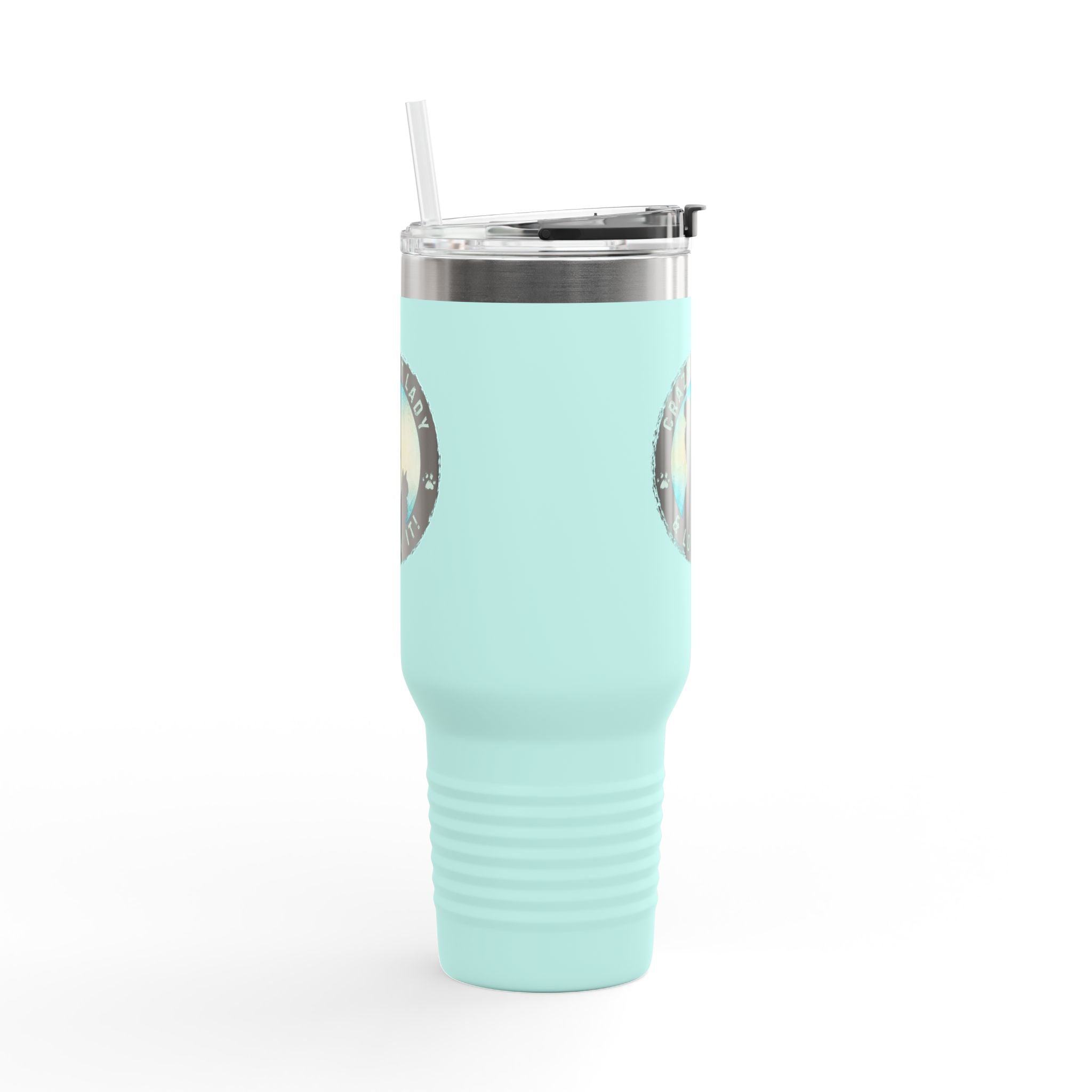 Crazy Cat Lady Insulated Travel Mug - 40oz - Perfect Gift for Cat Lovers - Drinkware, Travel Mugs - EpiAl's Shop
