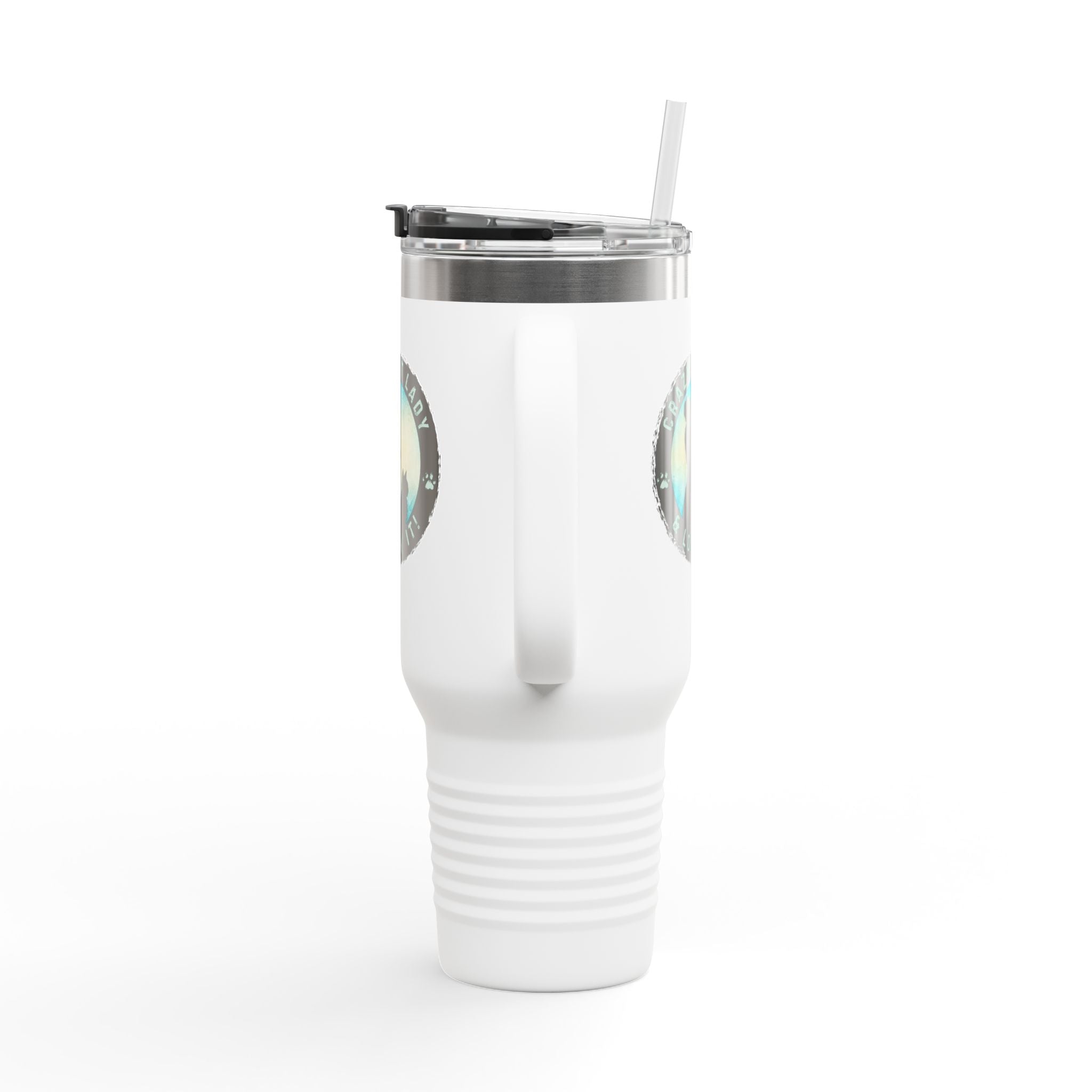 Crazy Cat Lady Insulated Travel Mug - 40oz - Perfect Gift for Cat Lovers - Drinkware, Travel Mugs - EpiAl's Shop