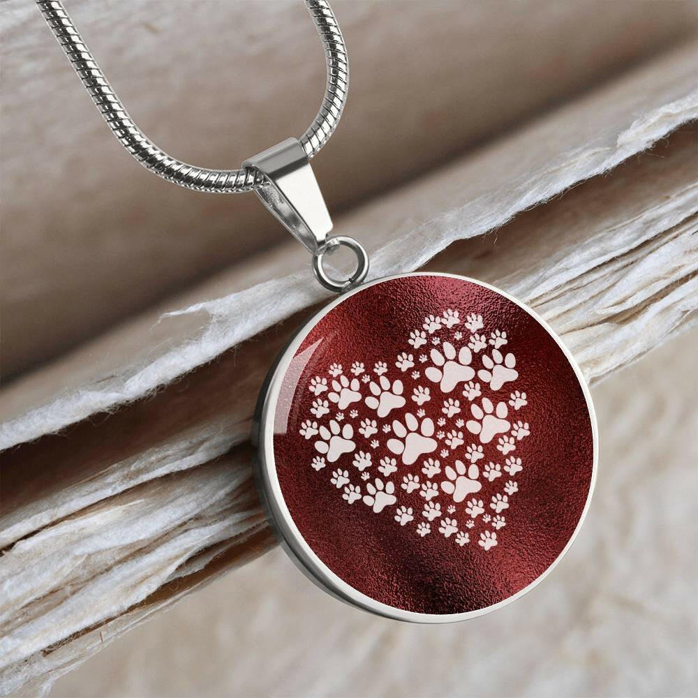 Crimson Kitty Love Necklace - Jewelry - Epileptic Al’s Shop