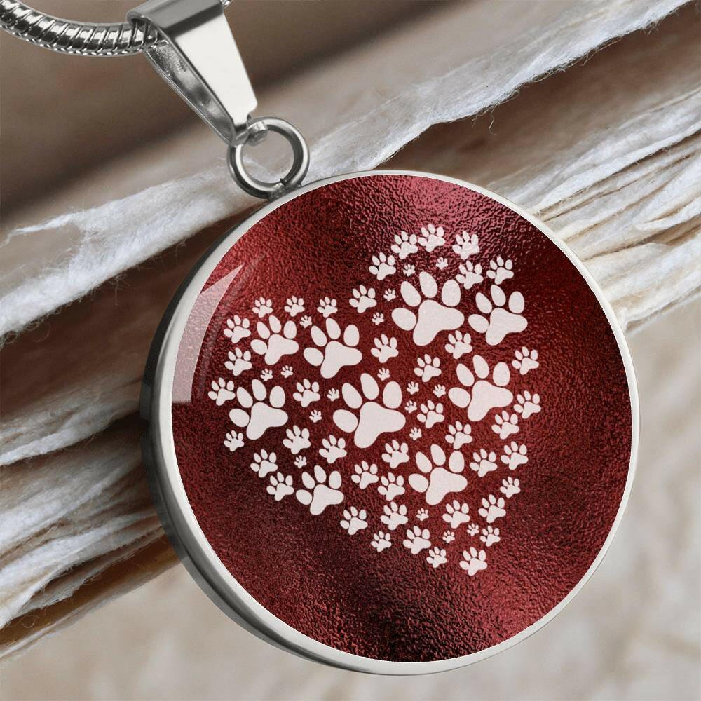 Crimson Kitty Love Necklace - Jewelry - Epileptic Al’s Shop