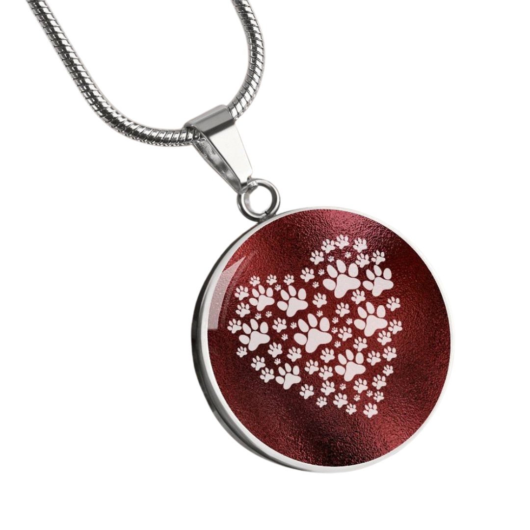 Crimson Kitty Love Necklace - Jewelry - Epileptic Al’s Shop