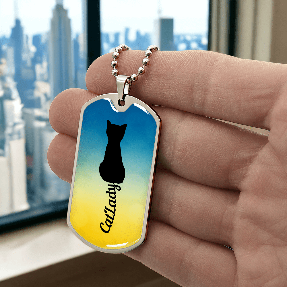 Cursive Tail Cat Lady Necklace - Jewelry, Necklaces - EpiAl's Shop