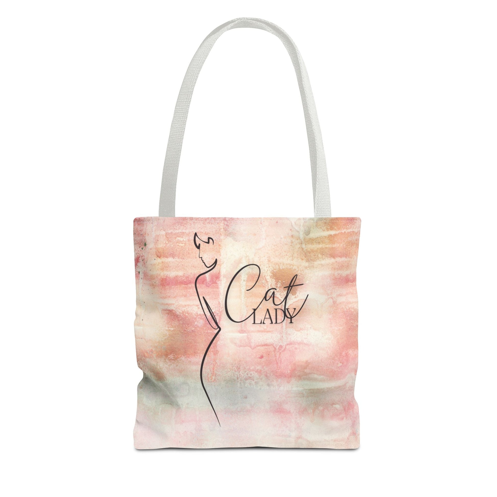 Curvy Cat Lady Tote Bag - Bags - EpiAl's Shop