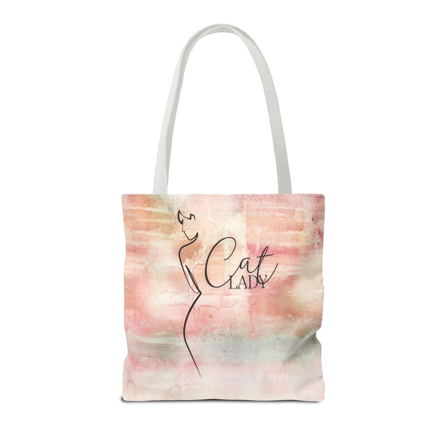Curvy Cat Lady Tote Bag - Bags - EpiAl's Shop